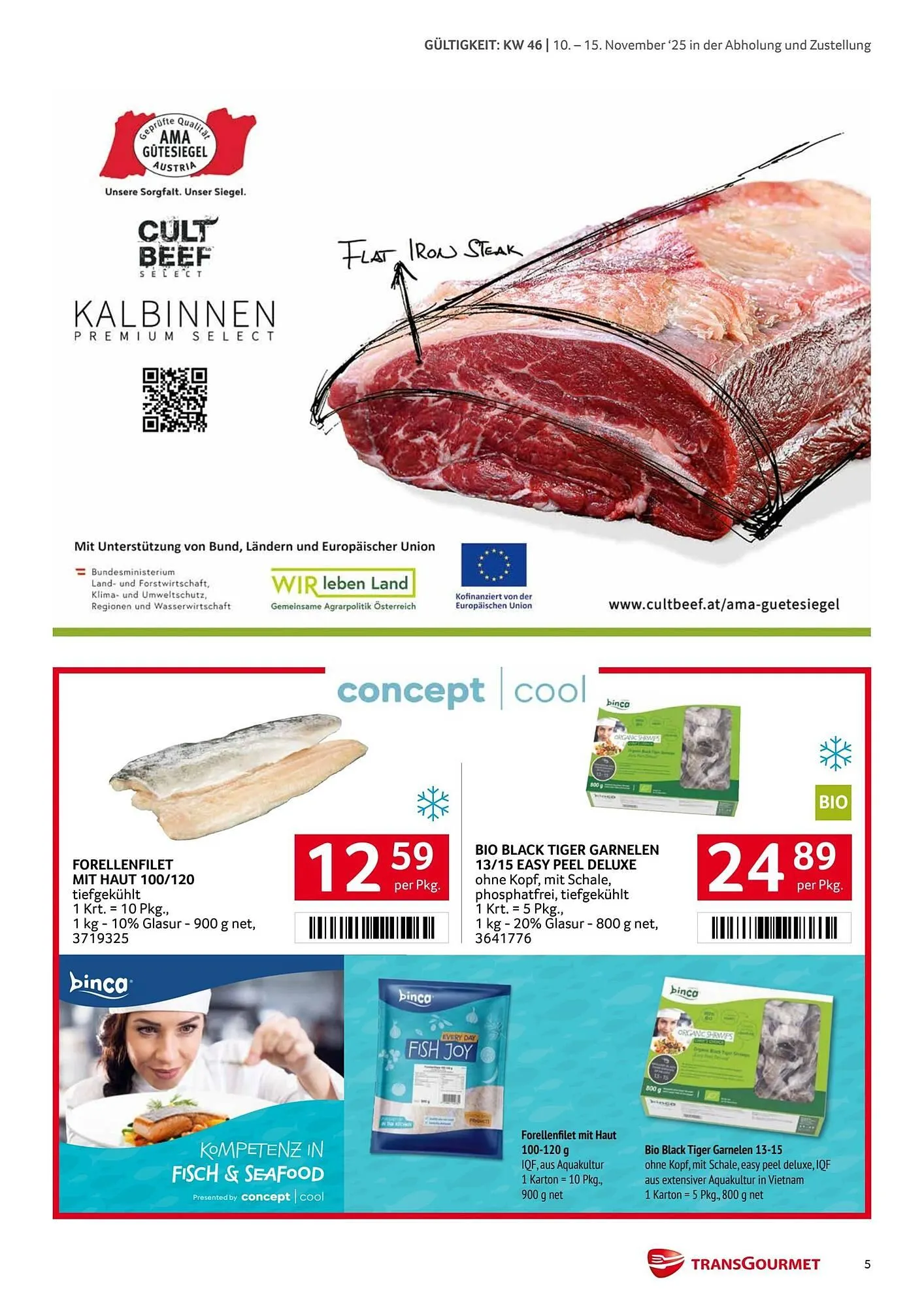 Transgourmet Flugblatt von 10. November bis 15. November 2025 - Flugblätt seite 5