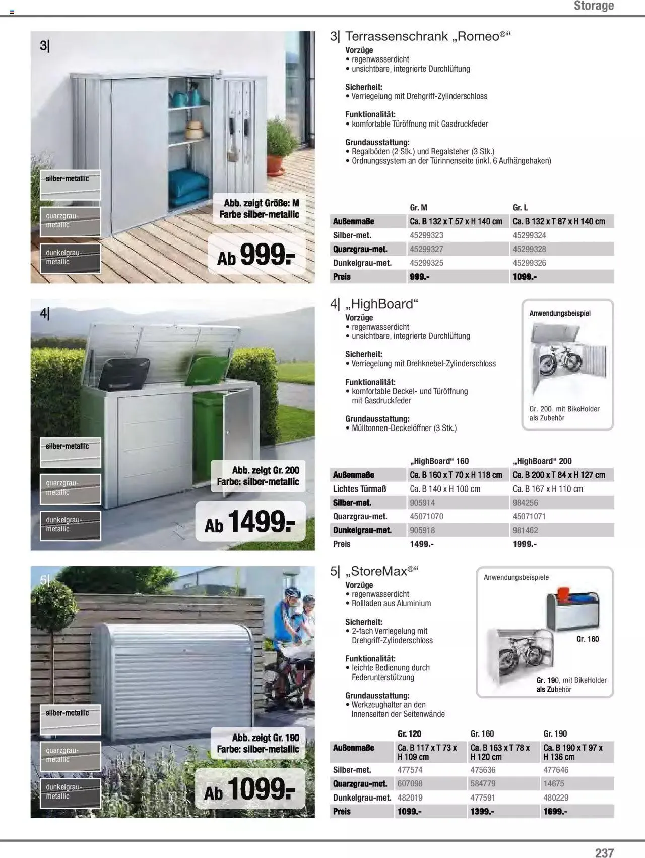 Hagebau Gartenjahr 2023 von 7. März bis 31. Dezember 2023 - Flugblätt seite 237