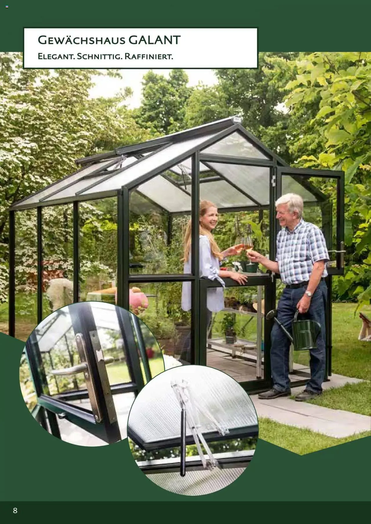 Dehner - KGT Premium Gewächshäuser von 12. Jänner bis 31. Dezember 2023 - Flugblätt seite 8