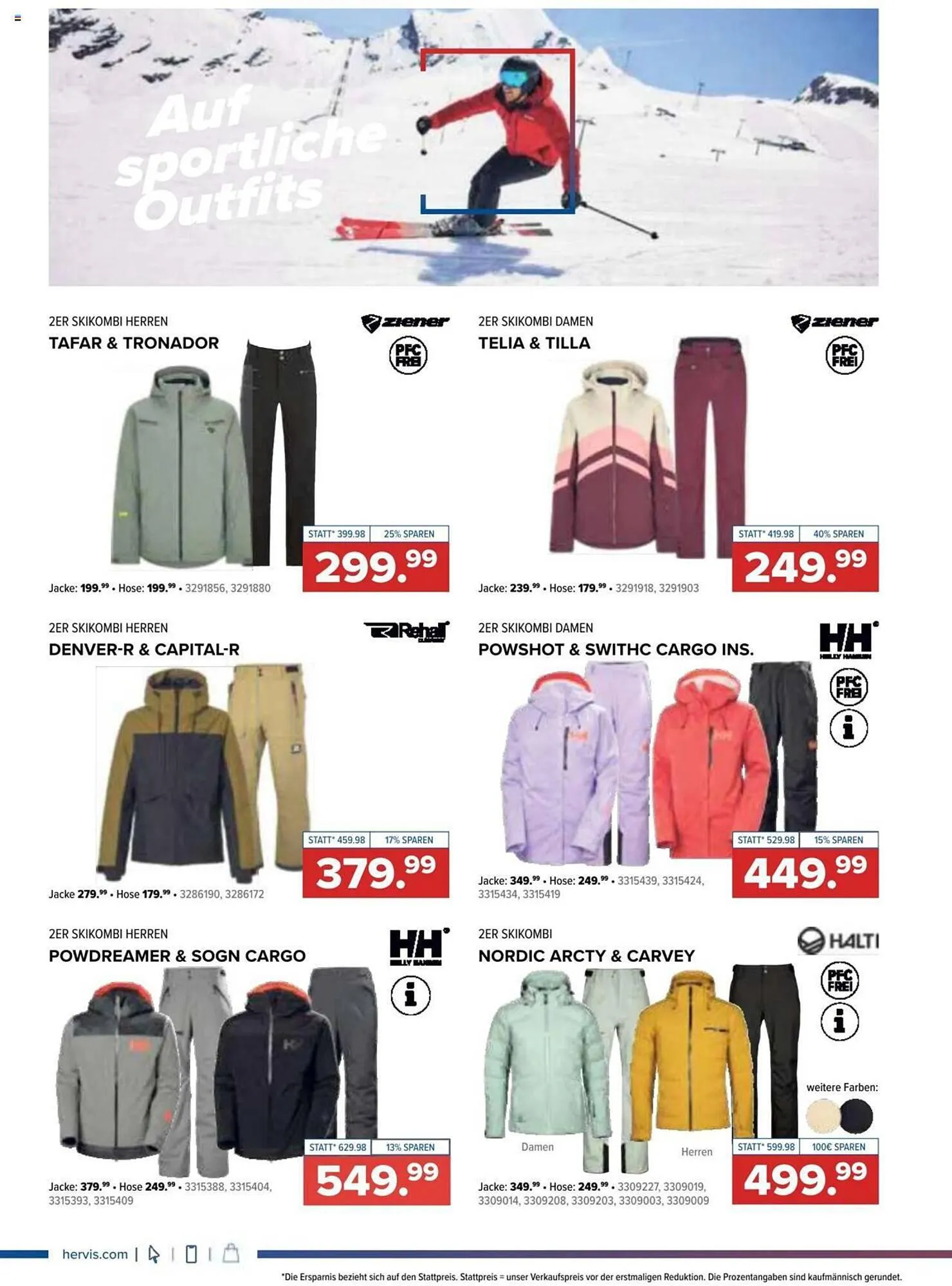 Hervis Flugblatt von 30. Oktober bis 5. November 2023 - Flugblätt seite 6