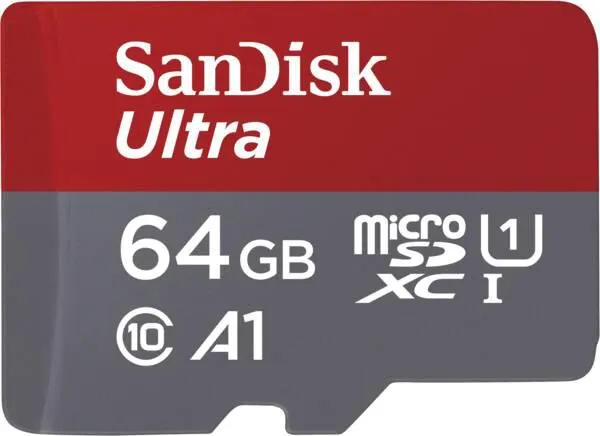 Sandisk microSDXC-Card Ultra microSDXC 64GB 140MB/s A1 Class