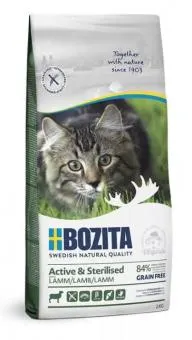 BOZITA Cat Active & Sterilised mit Lamm für Katzen 2 kg