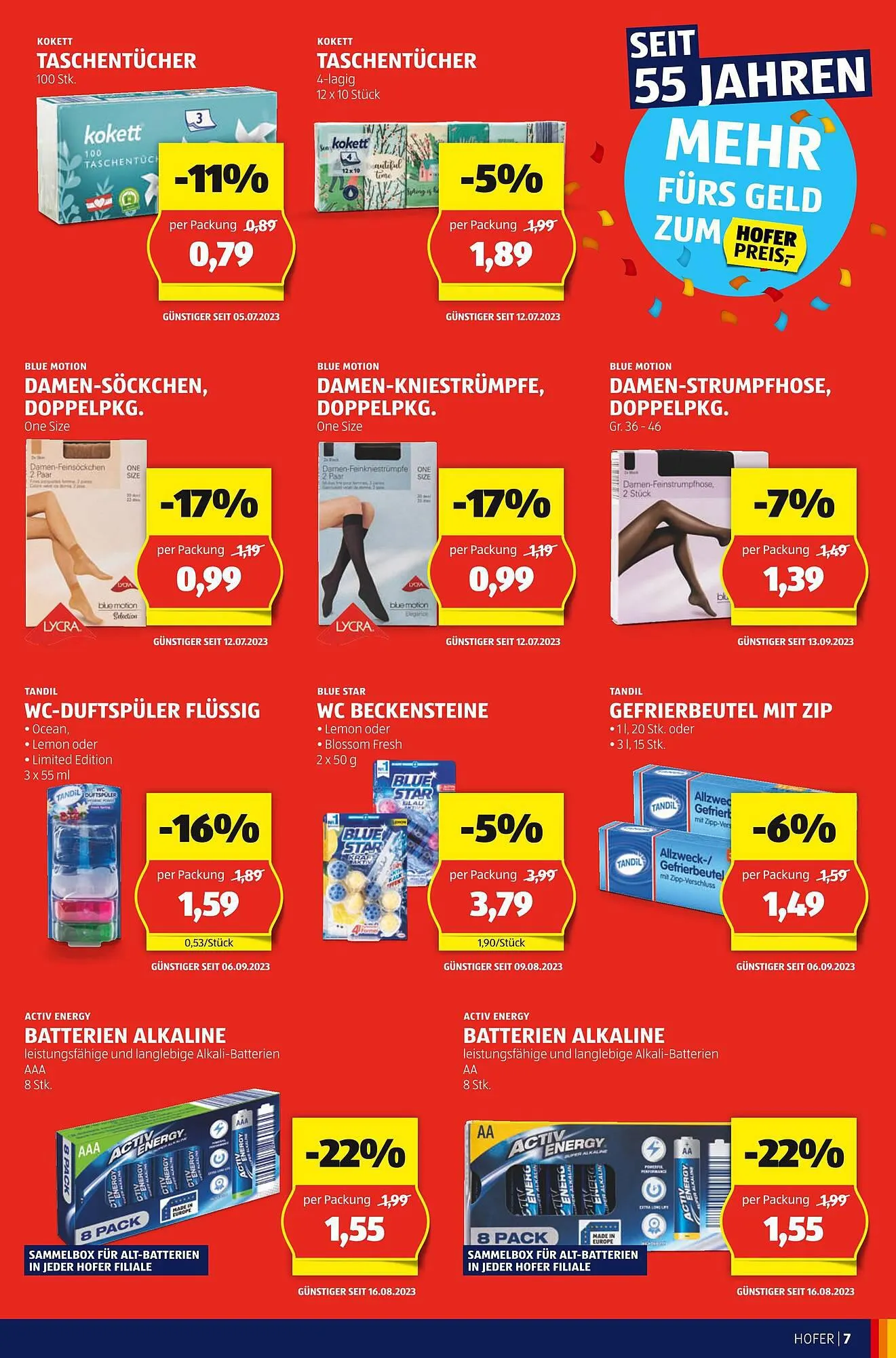 Hofer Flugblatt von 29. September bis 5. Oktober 2023 - Flugblätt seite 7