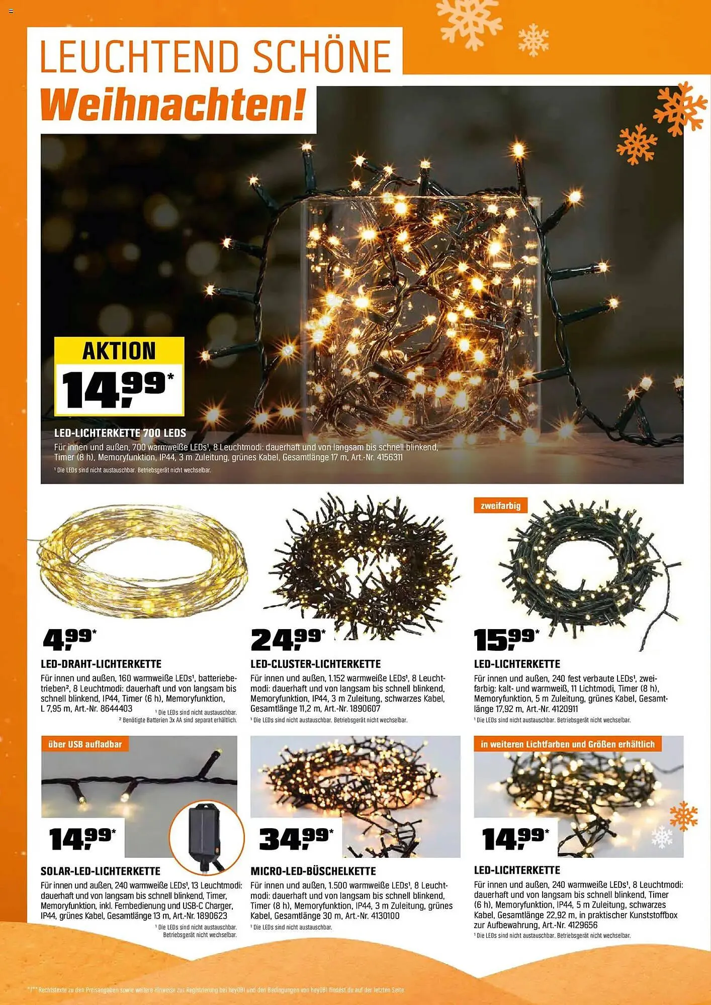 OBI Flugblatt von 14. November bis 30. November 2025 - Flugblätt seite 2