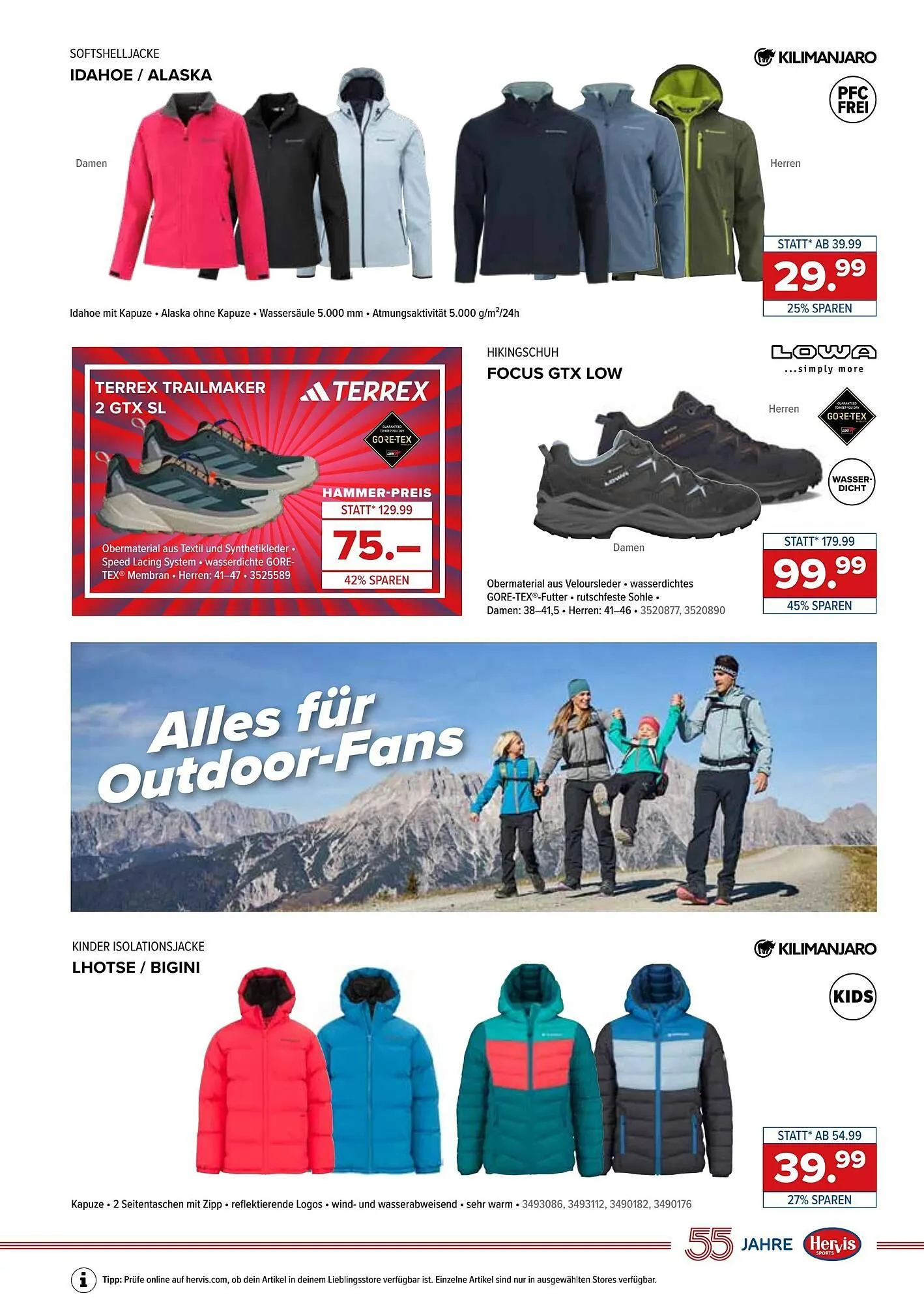 Hervis Flugblatt von 9. Dezember bis 17. Dezember 2025 - Flugblätt seite 7