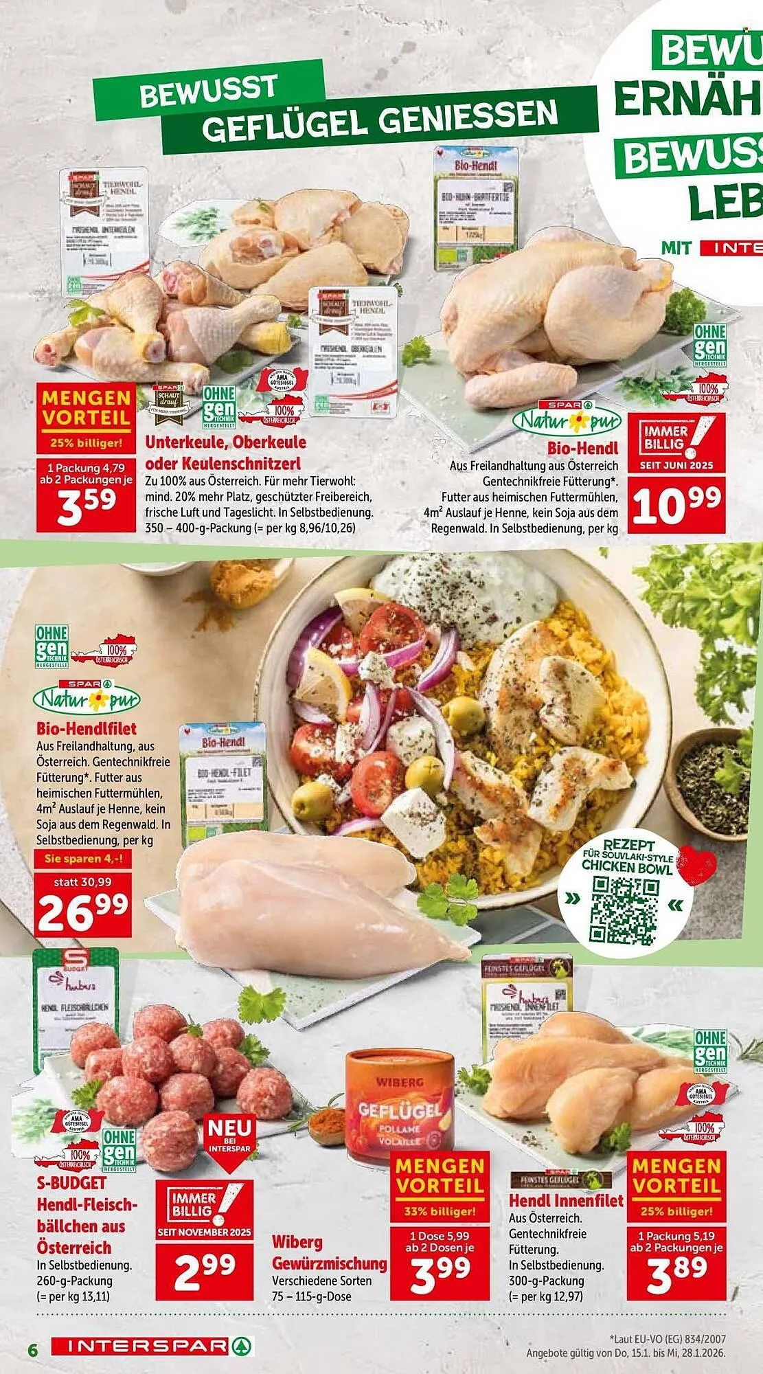 Interspar Flugblatt von 15. Jänner bis 28. Jänner 2026 - Flugblätt seite  6