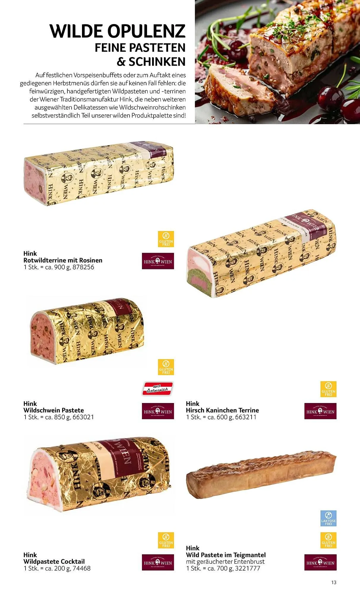 Transgourmet Flugblatt von 1. September bis 27. Dezember 2025 - Flugblätt seite  13