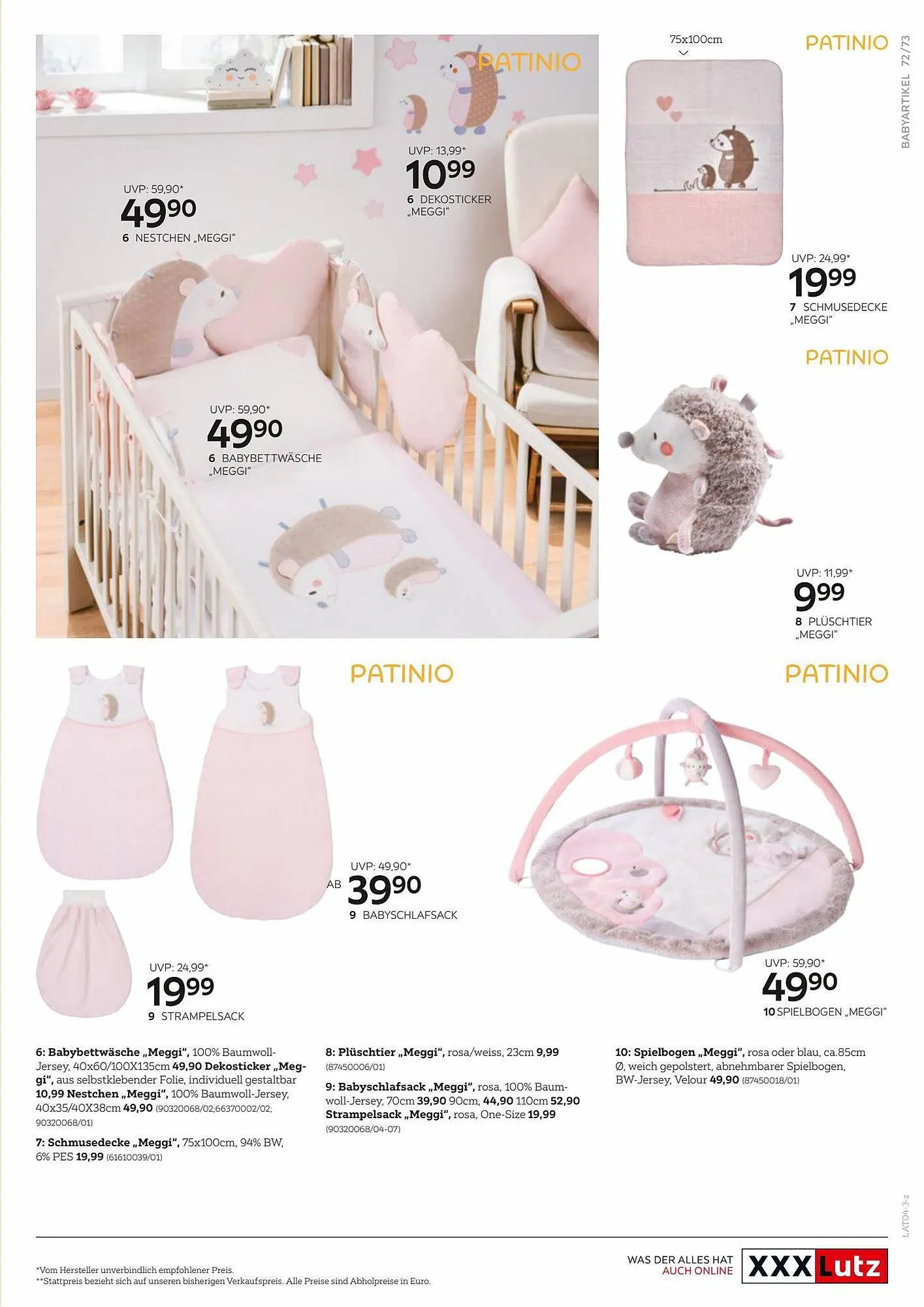 XXXLutz Flugblatt von 6. Juli bis 31. Dezember 2023 - Flugblätt seite 73