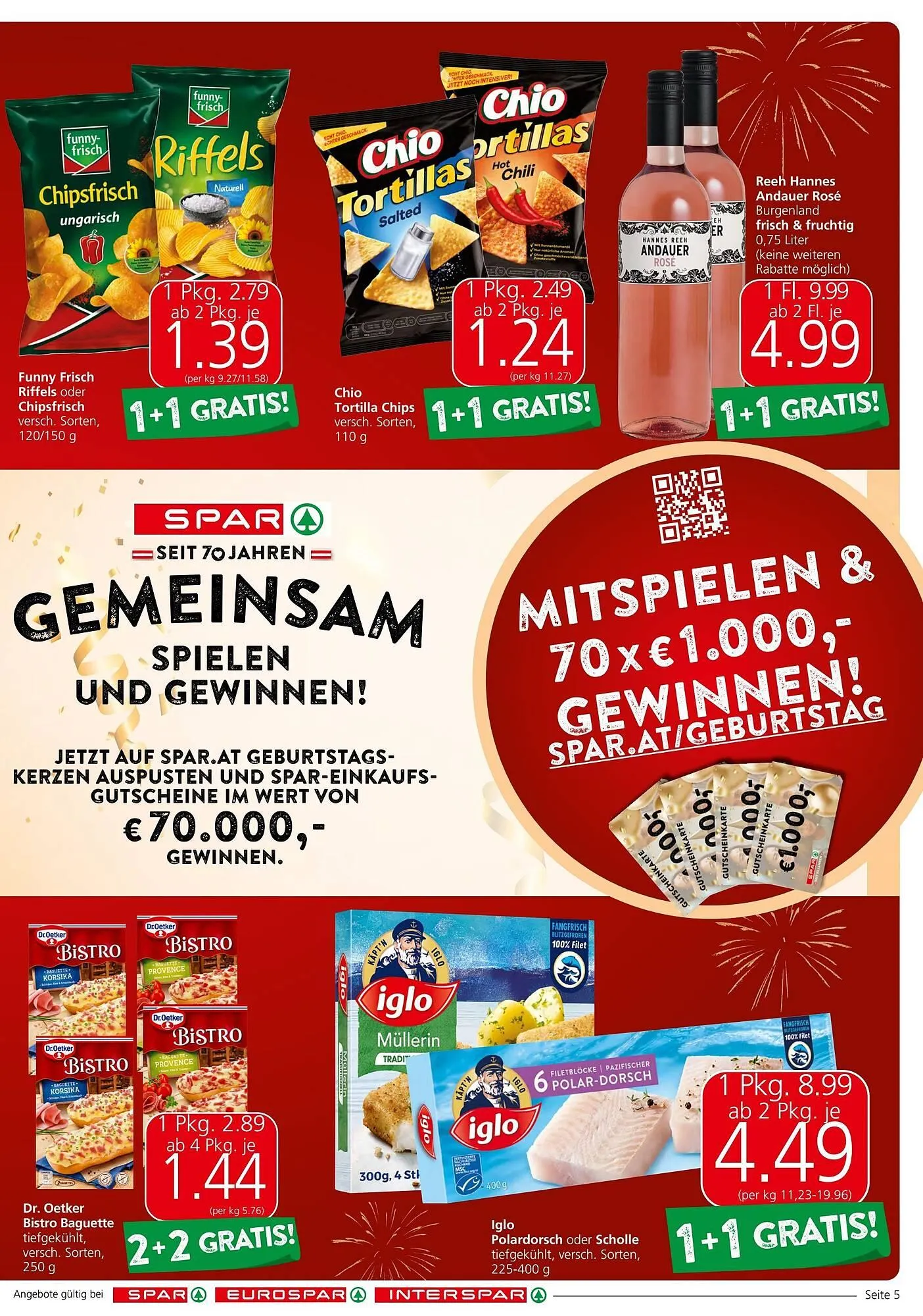 Spar Flugblatt von 17. April bis 30. April 2024 - Flugblätt seite 5