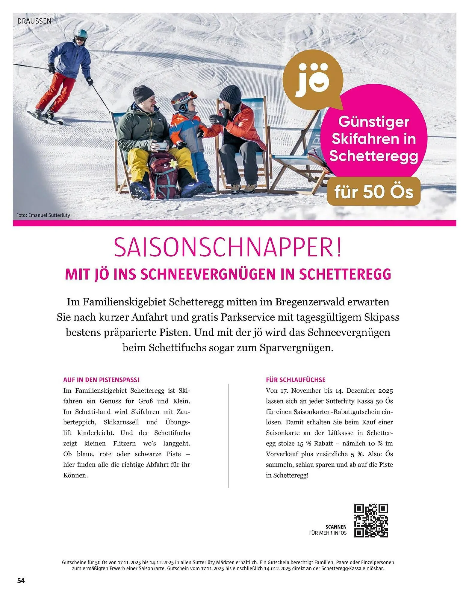 Sutterlüty Flugblatt von 17. November bis 29. Jänner 2026 - Flugblätt seite  54