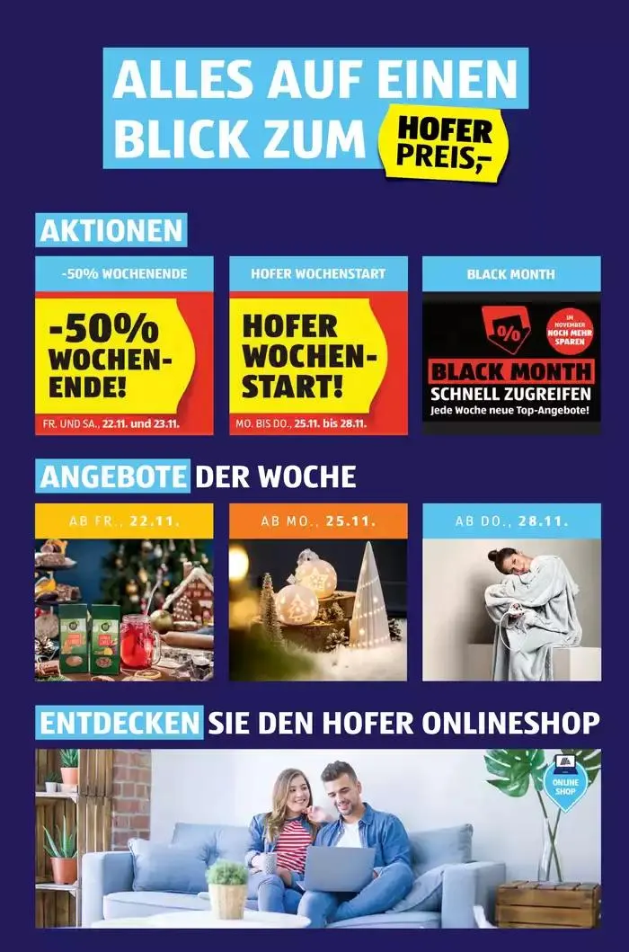 Blättern Sie online im HOFER Flugblatt von 20. November bis 4. Dezember 2024 - Flugblätt seite 2