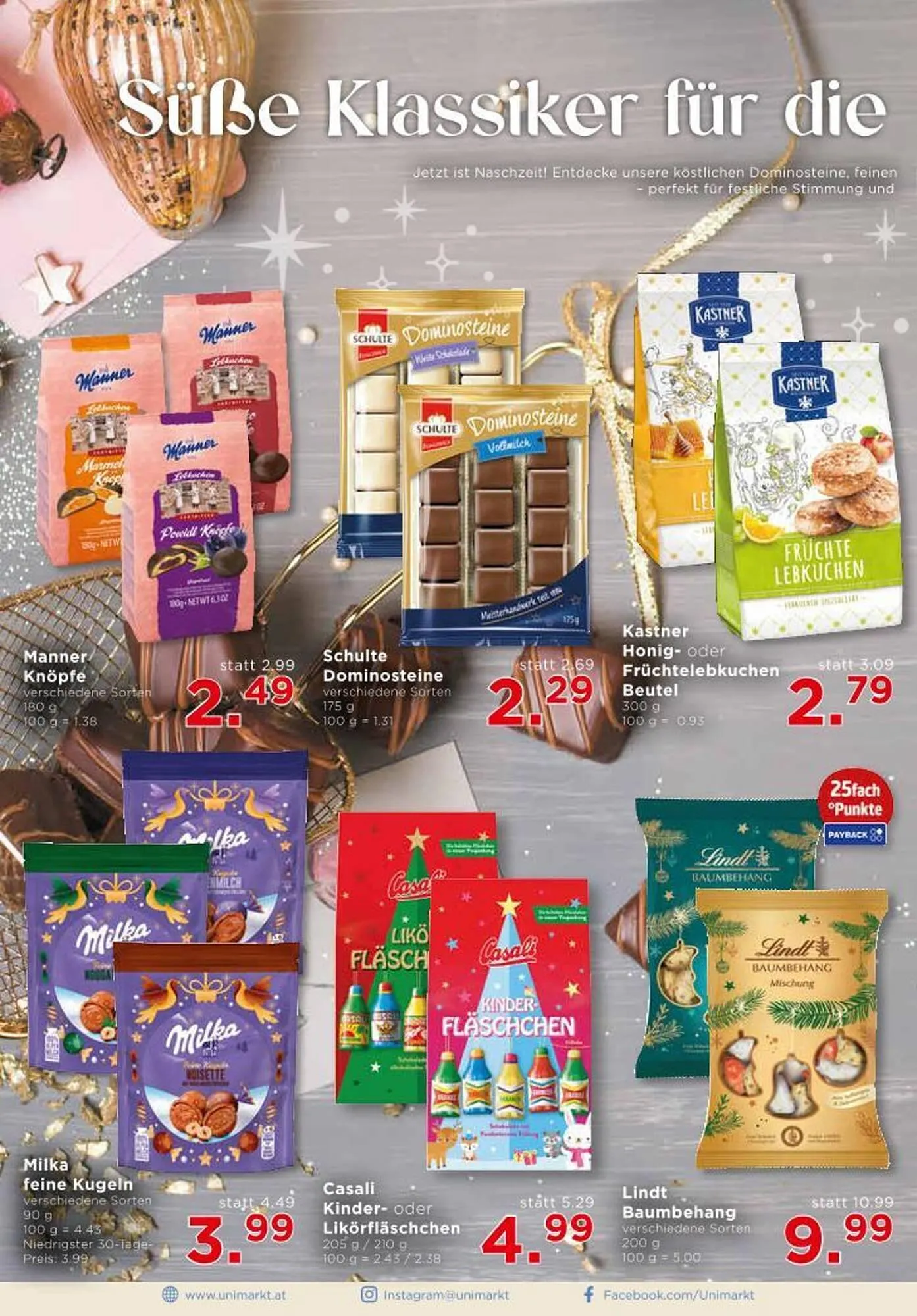 Unimarkt Flugblatt von 3. Dezember bis 9. Dezember 2025 - Flugblätt seite  2