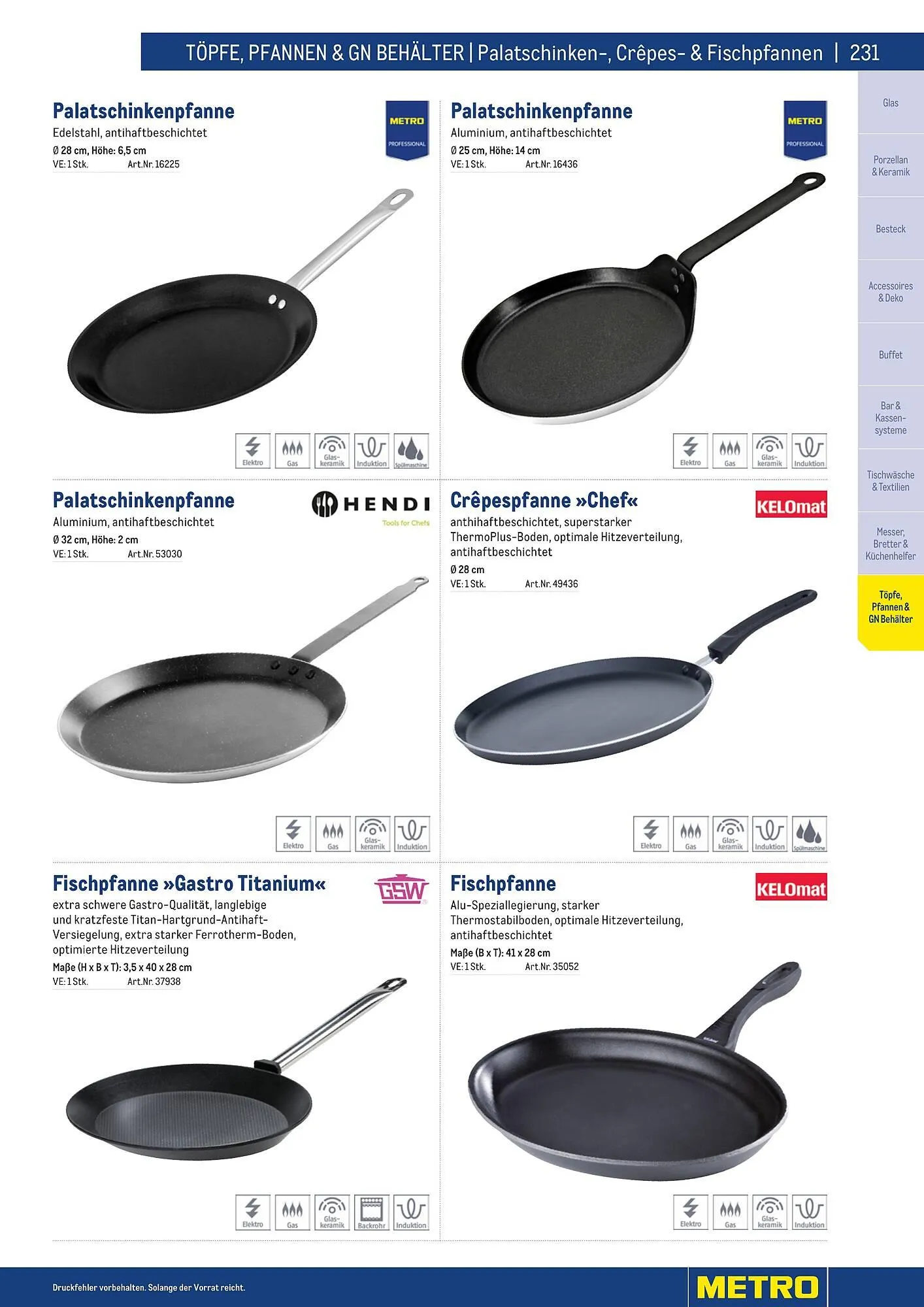 Metro Flugblatt von 25. März bis 31. Dezember 2026 - Flugblätt seite  231