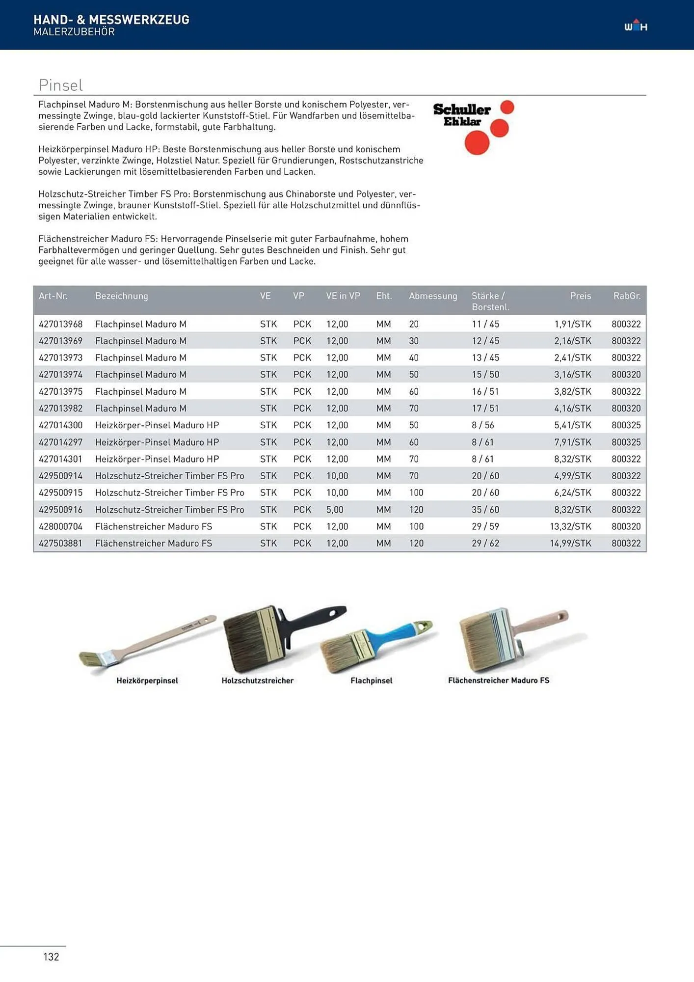 Würth Flugblatt von 22. Februar bis 31. Dezember 2024 - Flugblätt seite 132