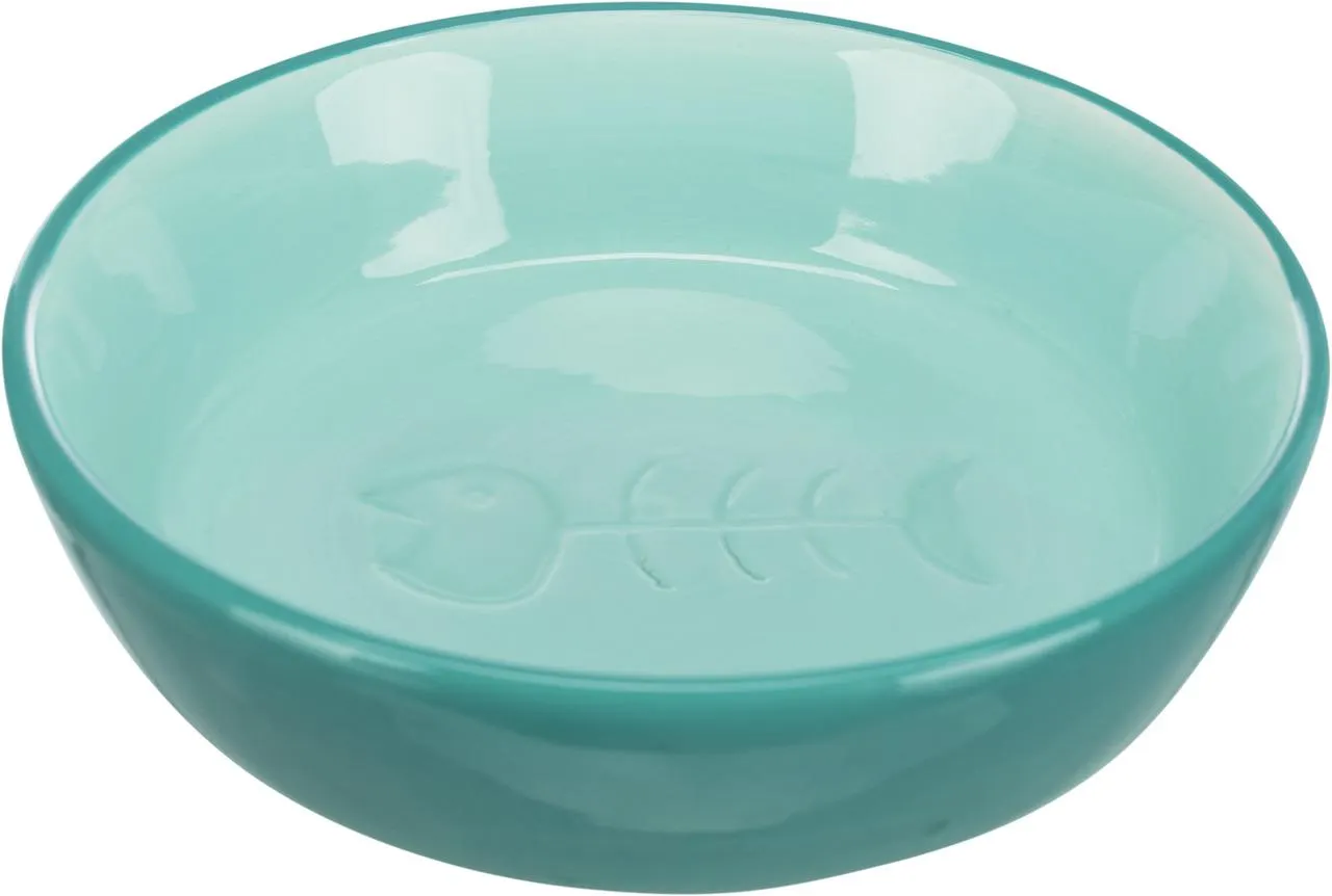 Trixie Keramiknapf Motiv Fischgräte Katzen Zubehör 200 ml