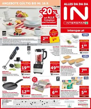 INTERSPAR Flugblatt von 27. August bis 9. September 2026 - Flugblätt seite  20