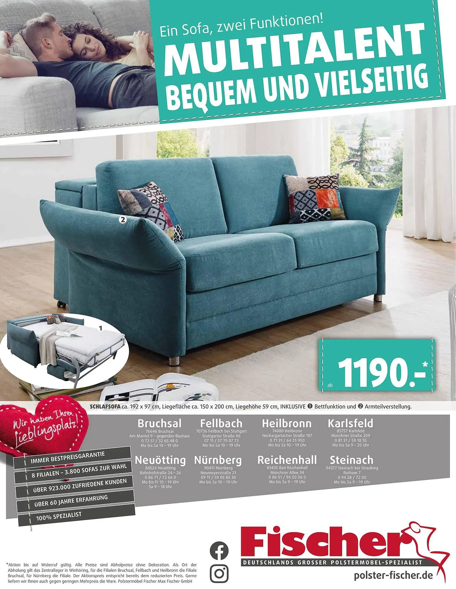 Polstermöbel Fischer Flugblatt von 19. Februar bis 28. Februar 2026 - Flugblätt seite  12