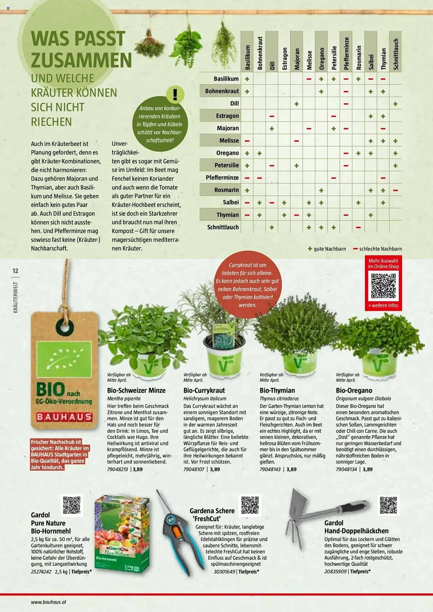 Bauhaus Flugblatt von 1. Juli bis 6. März 2026 - Flugblätt seite  12