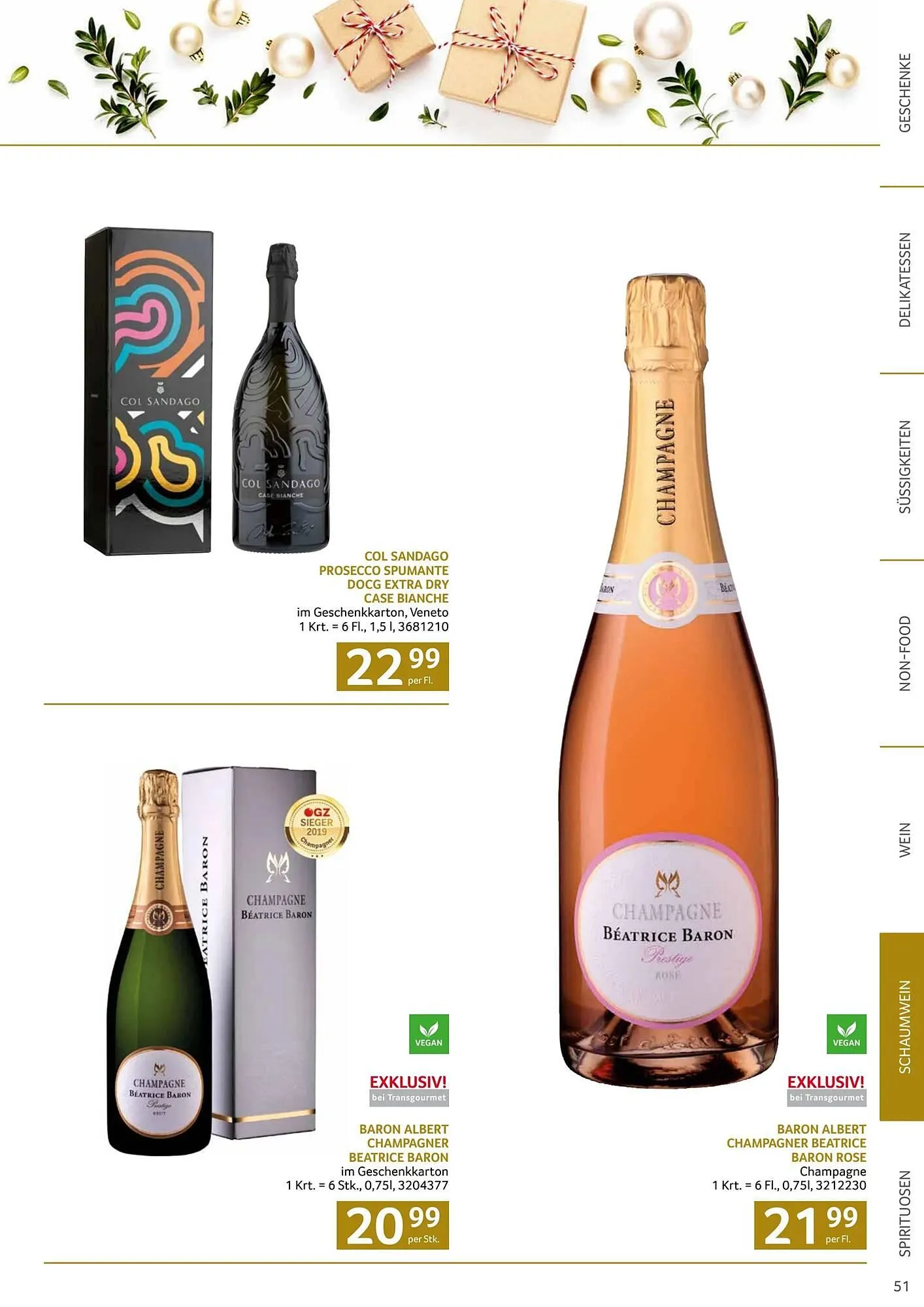 Transgourmet Flugblatt von 13. Oktober bis 24. Dezember 2025 - Flugblätt seite  51