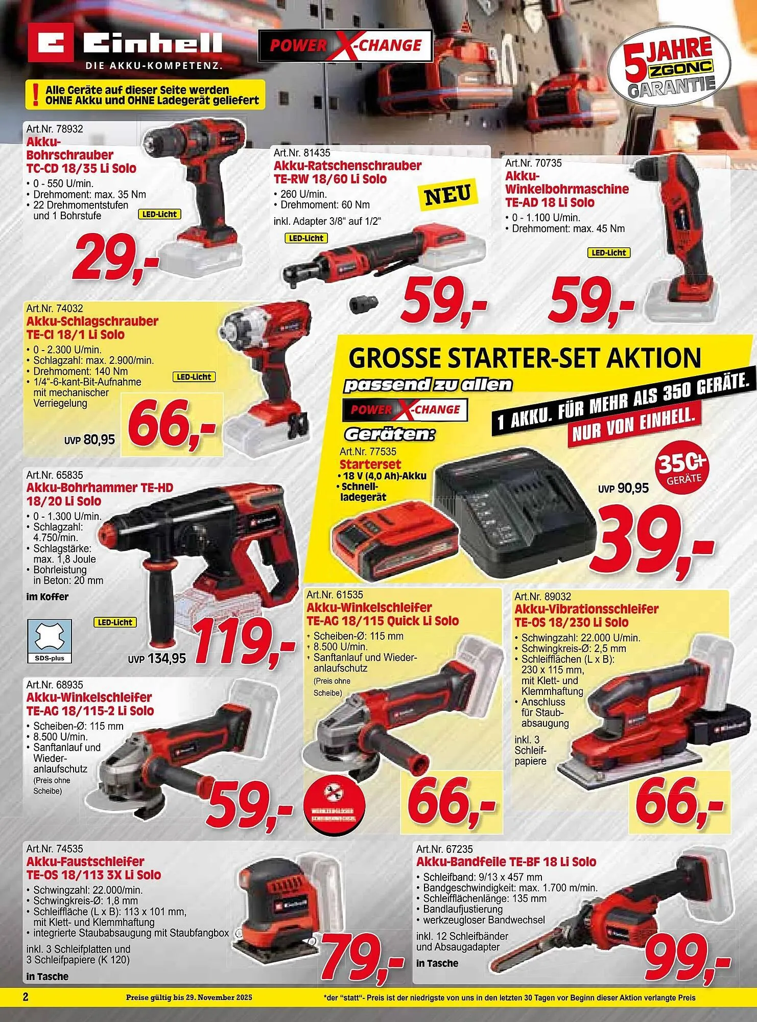 Zgonc Flugblatt von 1. November bis 29. November 2025 - Flugblätt seite 2