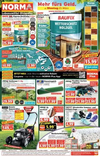 Norma Flugblatt von 23. März bis 29. März 2026 - Flugblätt seite  1