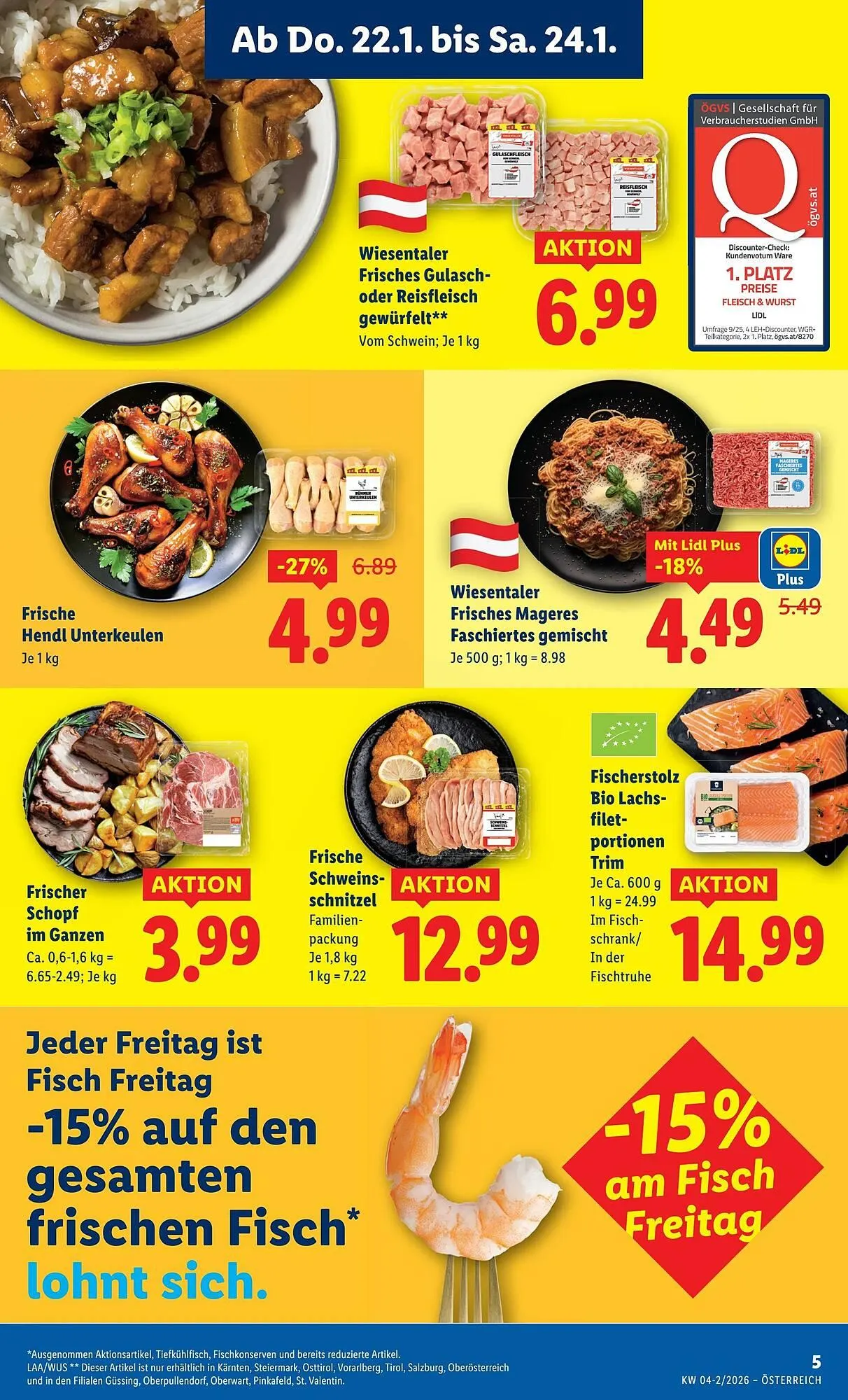 Lidl Flugblatt von 22. Jänner bis 29. Jänner 2026 - Flugblätt seite  9