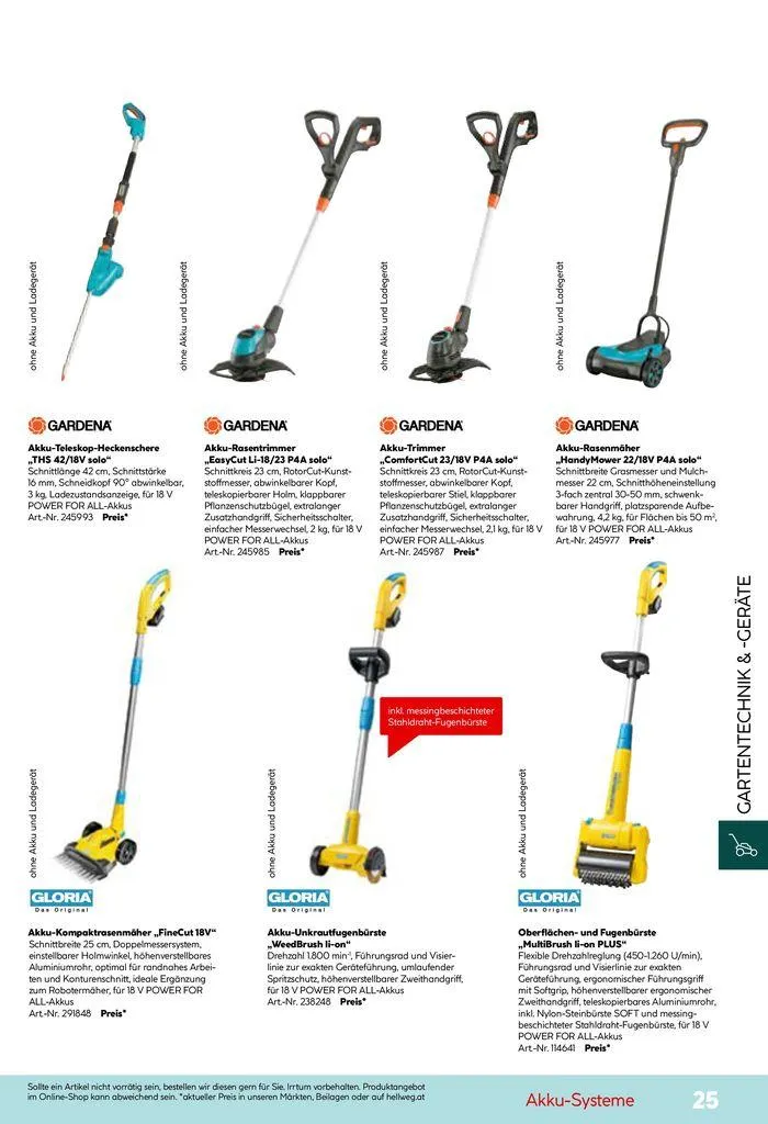 Smartes Gärtnern von 11. Juni bis 31. Dezember 2024 - Flugblätt seite 25
