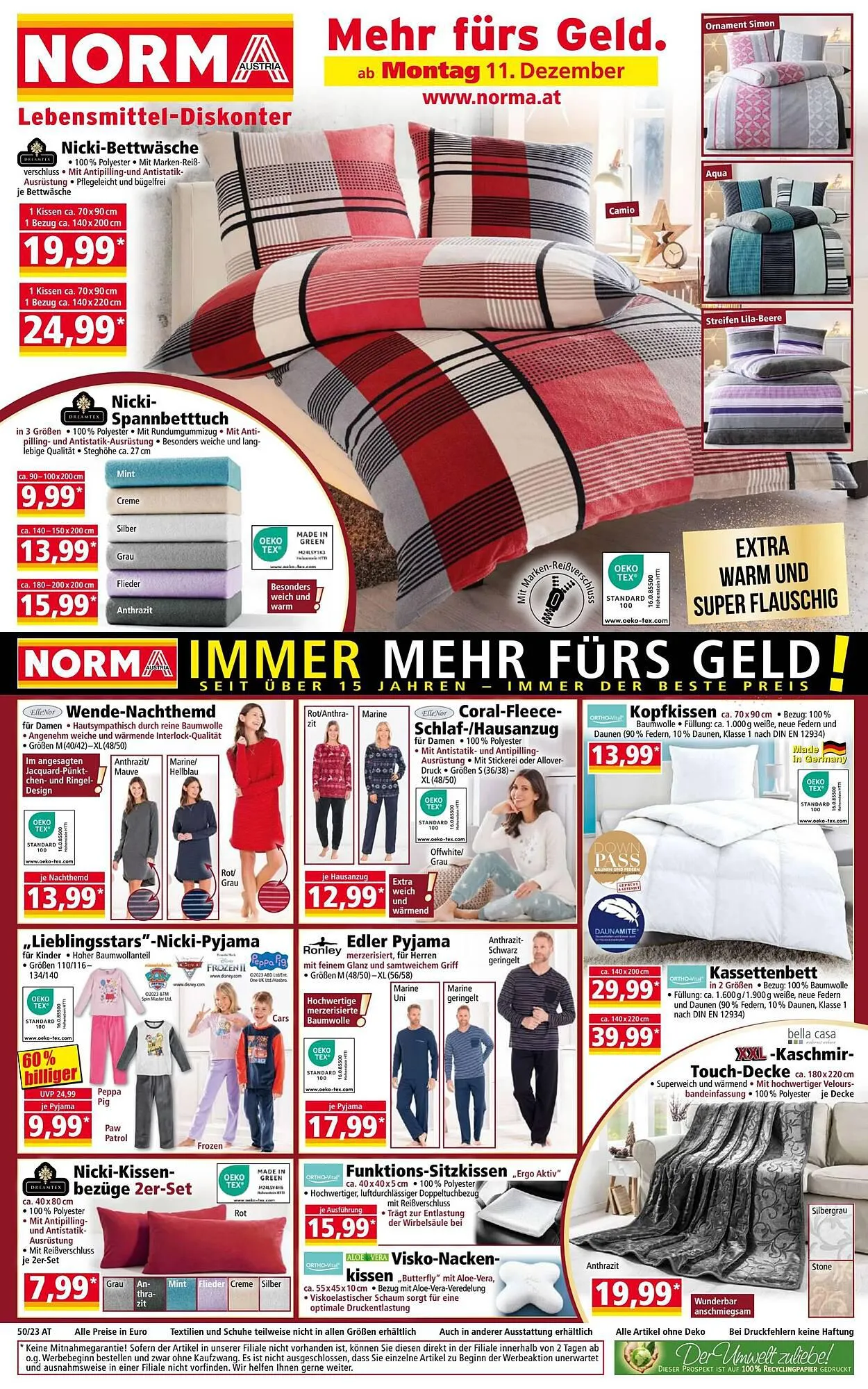 Norma Flugblatt von 11. Dezember bis 16. Dezember 2023 - Flugblätt seite 1