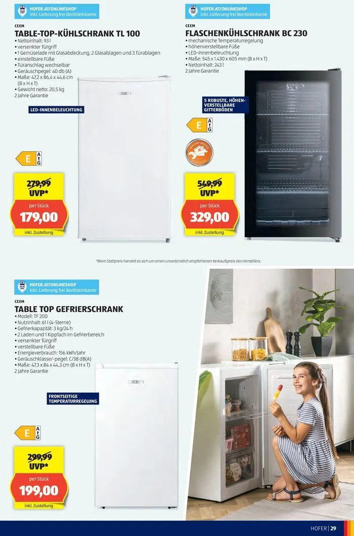 Blättern Sie online im HOFER Flugblatt von 19. Juni bis 3. Juli 2024 - Flugblätt seite 33