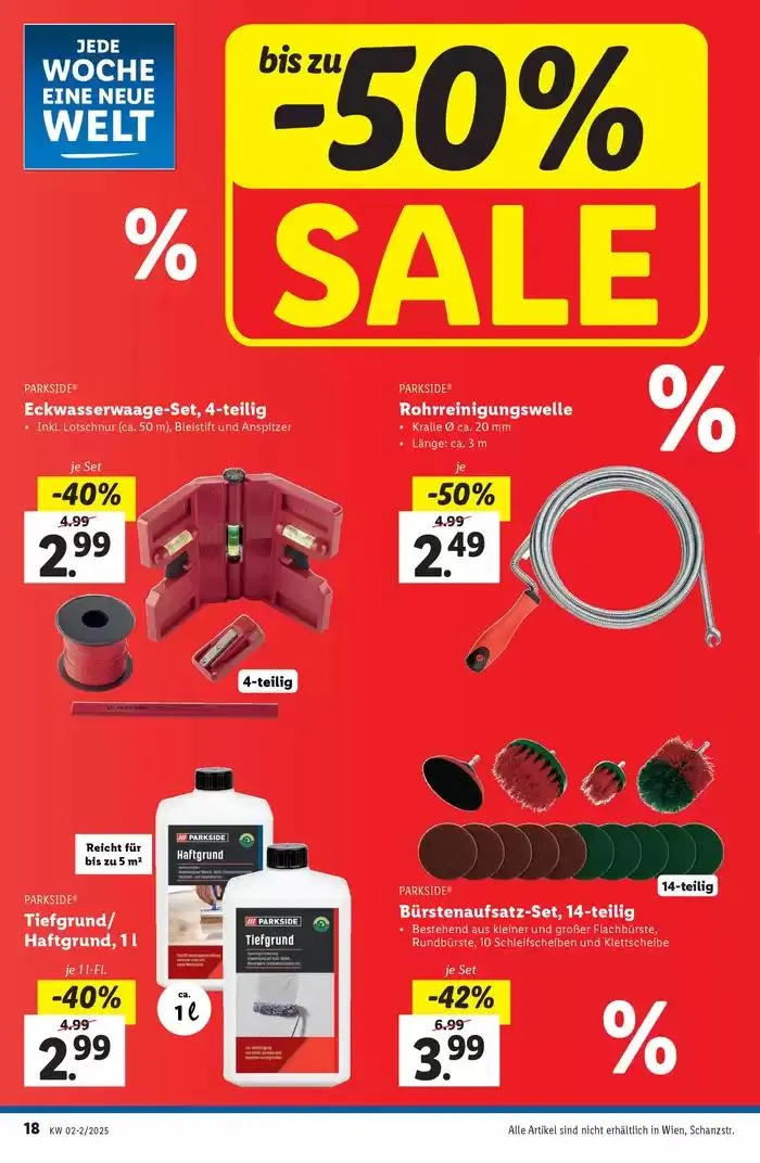 Exklusive Deals und Schnäppchen von 9. Jänner bis 15. Jänner 2025 - Flugblätt seite 18