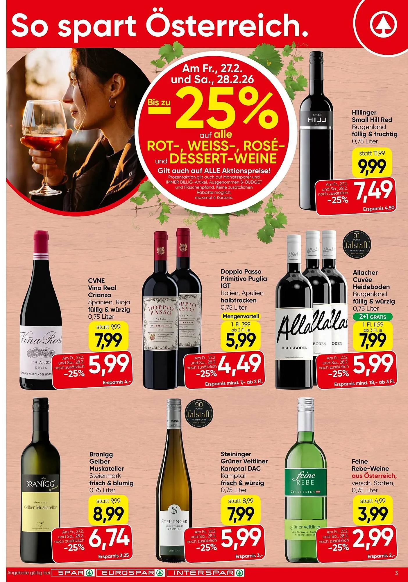 Spar Flugblatt von 26. Februar bis 11. März 2026 - Flugblätt seite 3