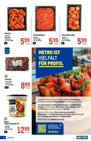 METRO Flugblatt Food - Profi von 9. Juli bis 22. Juli 2026 - Flugblätt seite  16