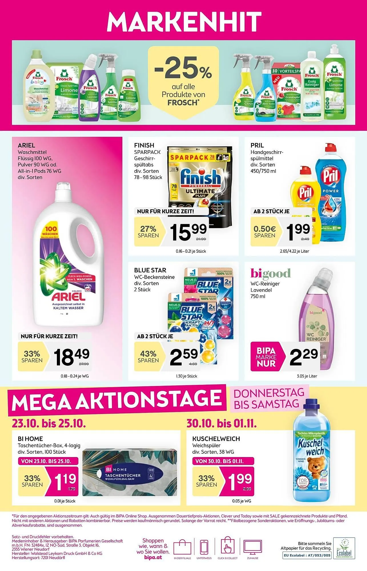 Bipa Flugblatt von 23. Oktober bis 5. November 2025 - Flugblätt seite  12