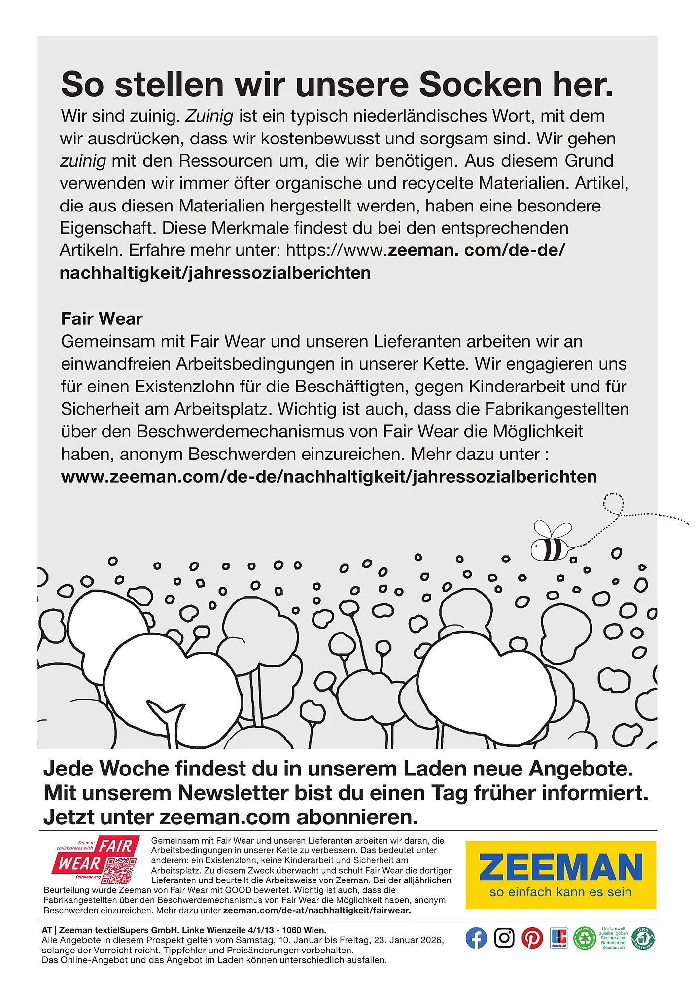 Zeeman Prospekt von 10. Jänner bis 23. Jänner 2026 - Flugblätt seite  32