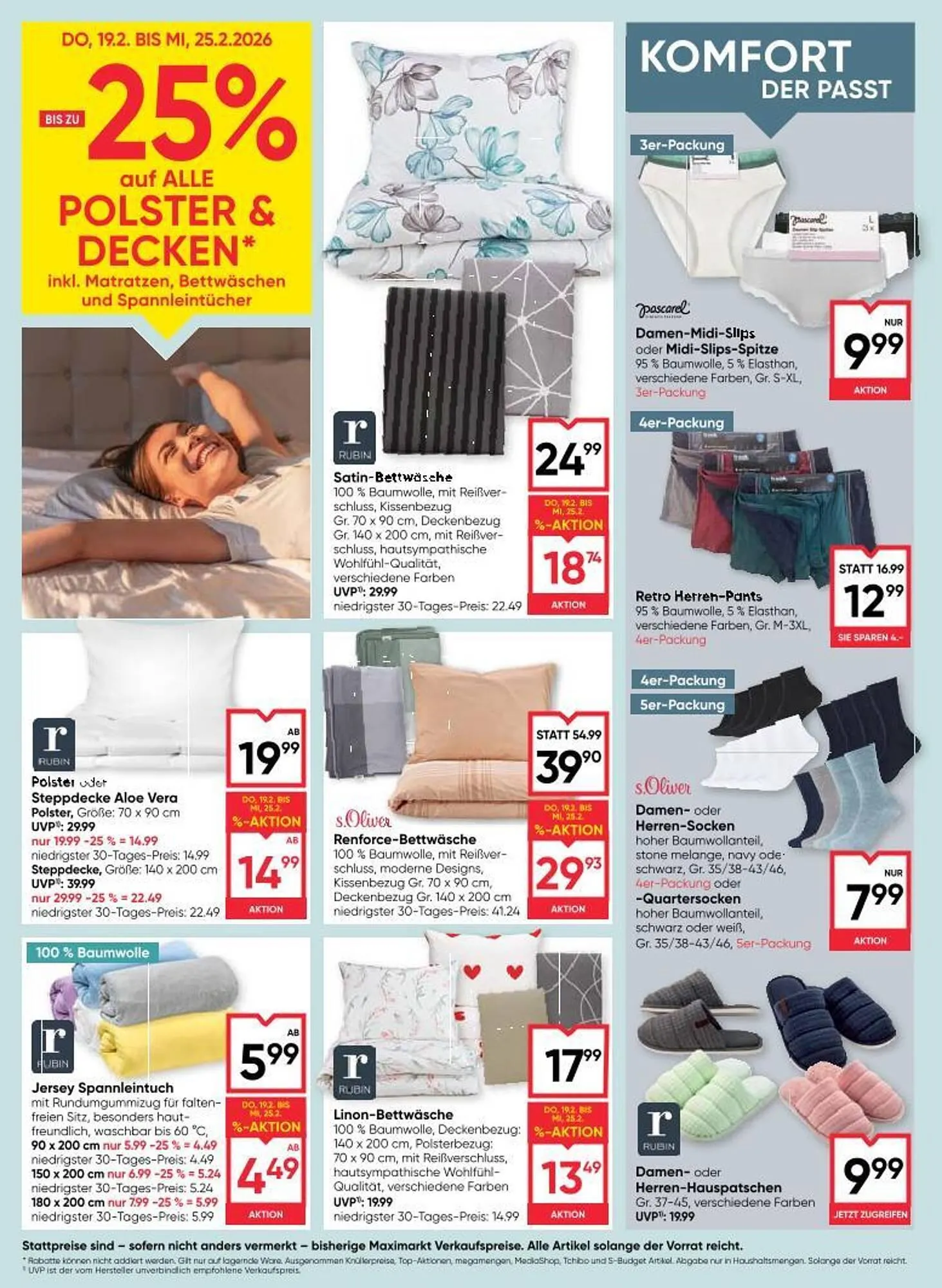 Maximarkt Flugblatt von 19. Februar bis 25. Februar 2026 - Flugblätt seite  18