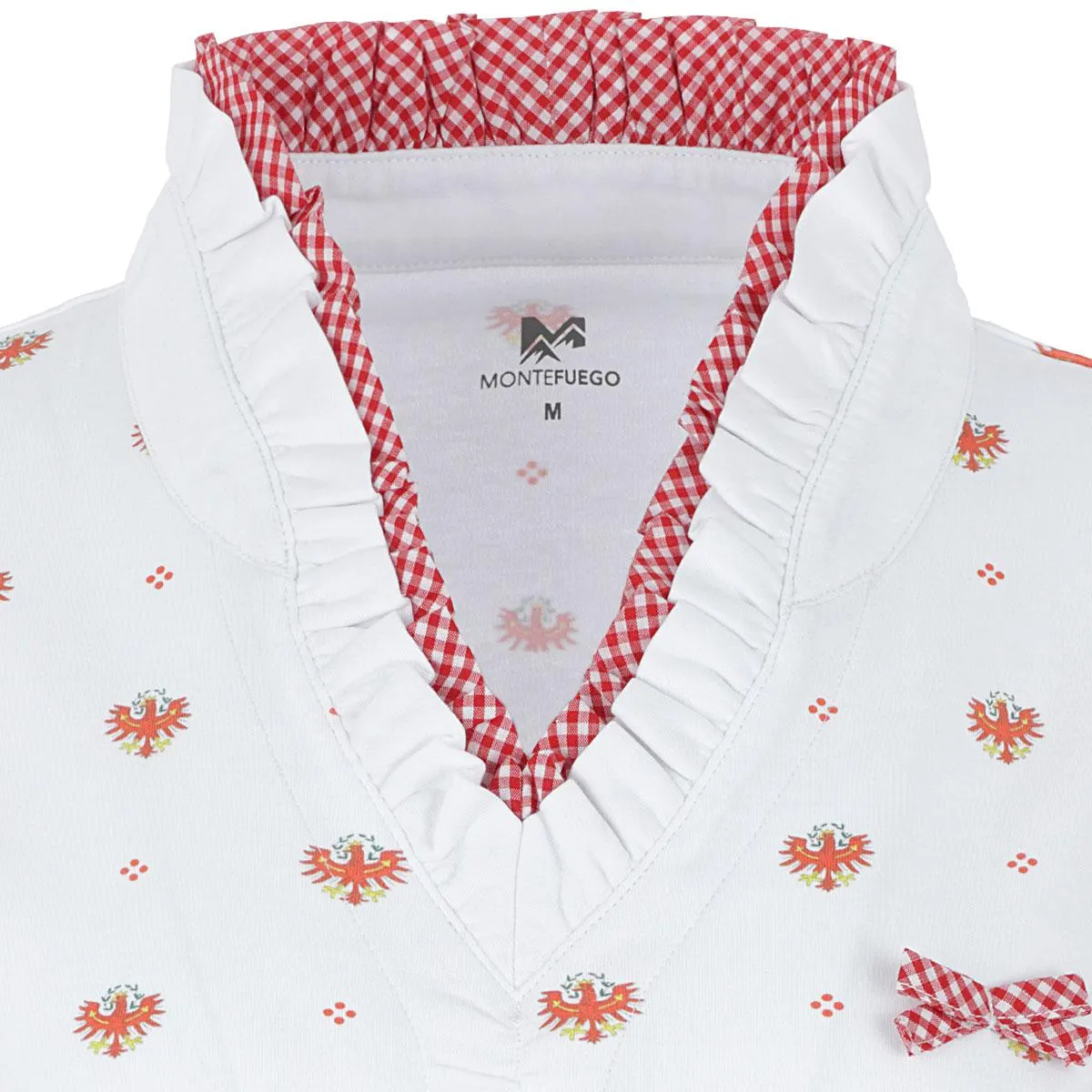 Damen Rüschen-Shirt “Tirol”