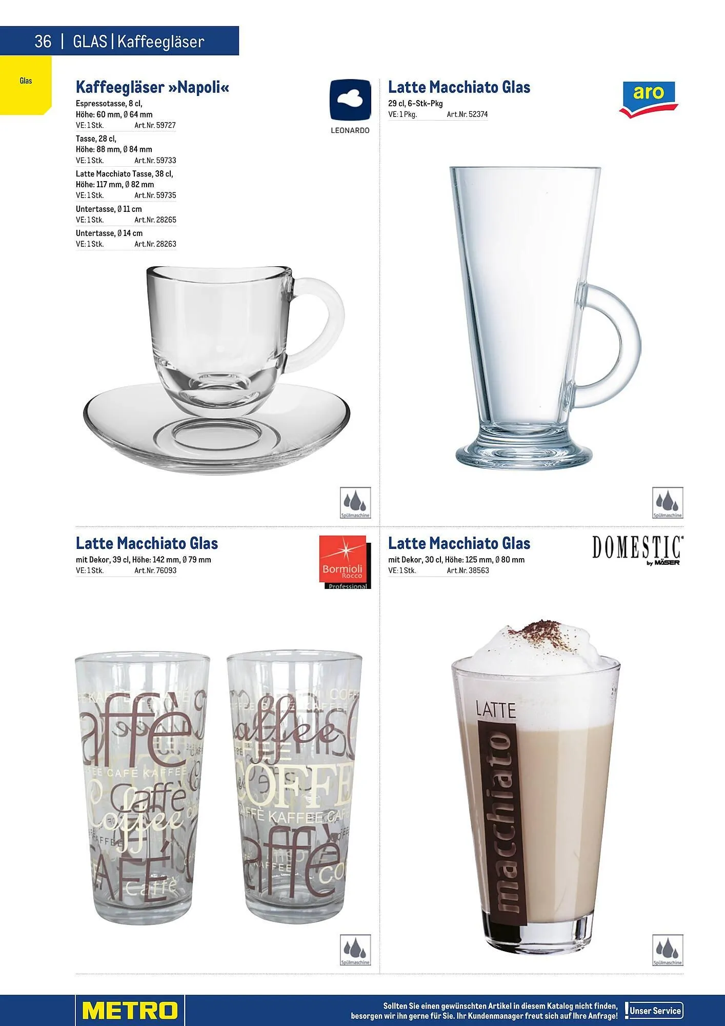 Metro Flugblatt von 25. März bis 31. Dezember 2026 - Flugblätt seite 36