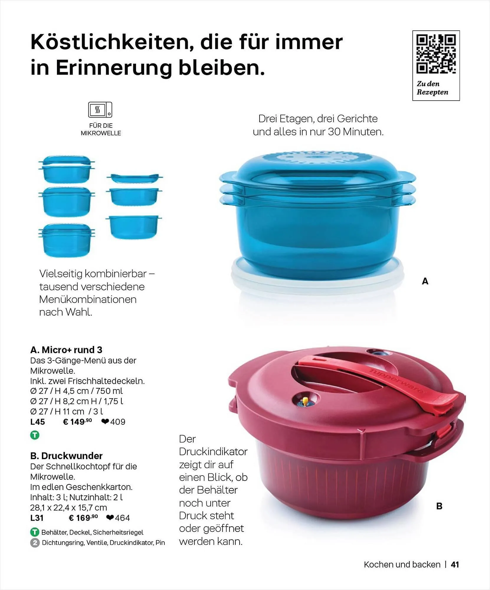 Tupperware Flugblatt von 1. September bis 29. Februar 2024 - Flugblätt seite  41