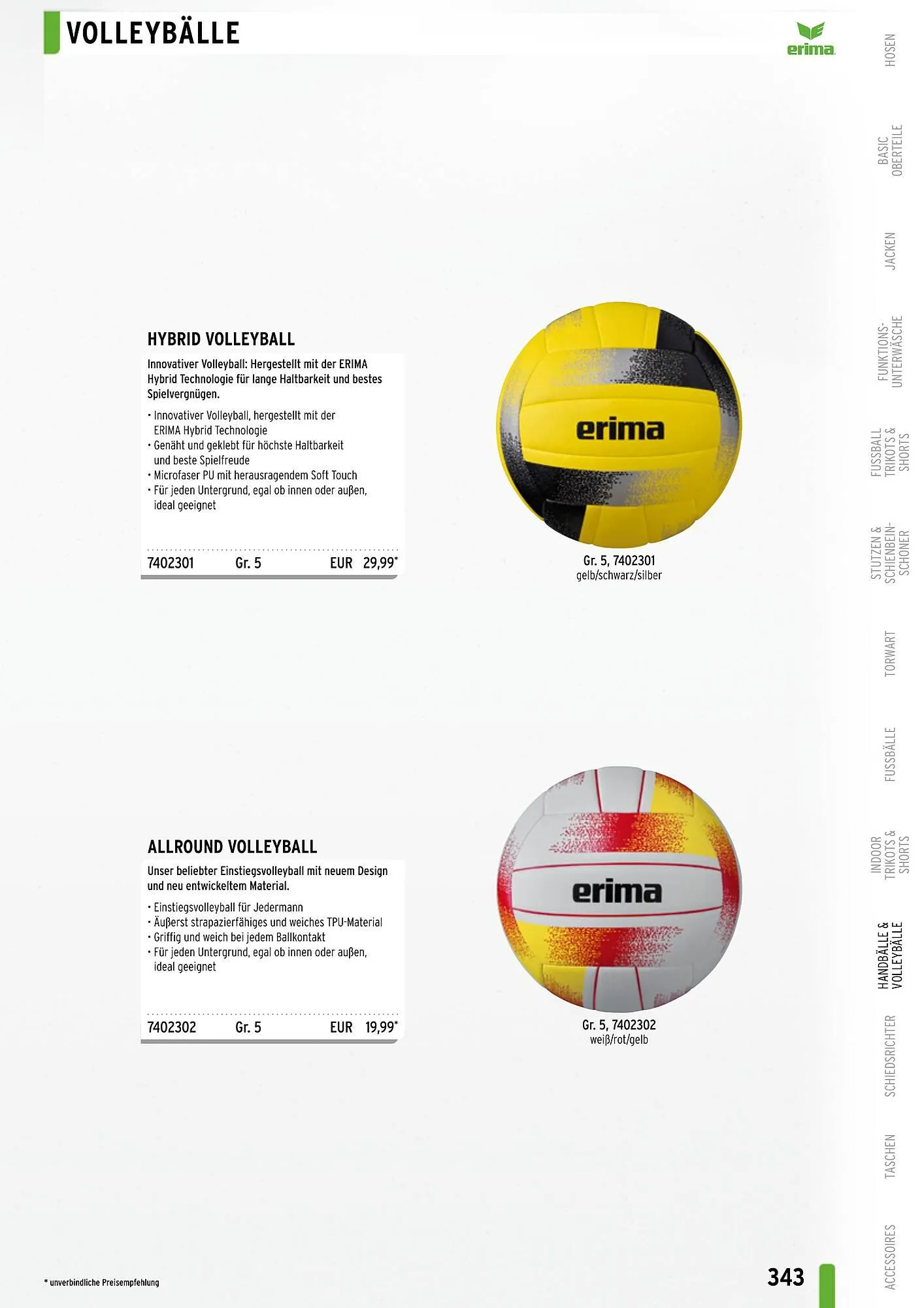 ERIMA Flugblatt von 2. Jänner bis 31. Dezember 2024 - Flugblätt seite  343