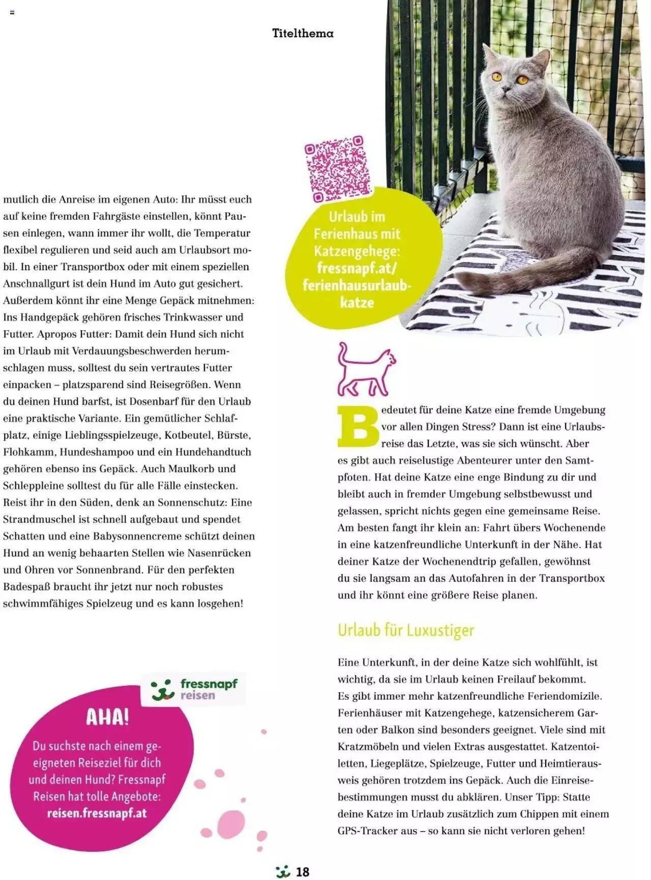 Fressnapf Friends 03/24 von 1. April bis 31. Dezember 2024 - Flugblätt seite  18