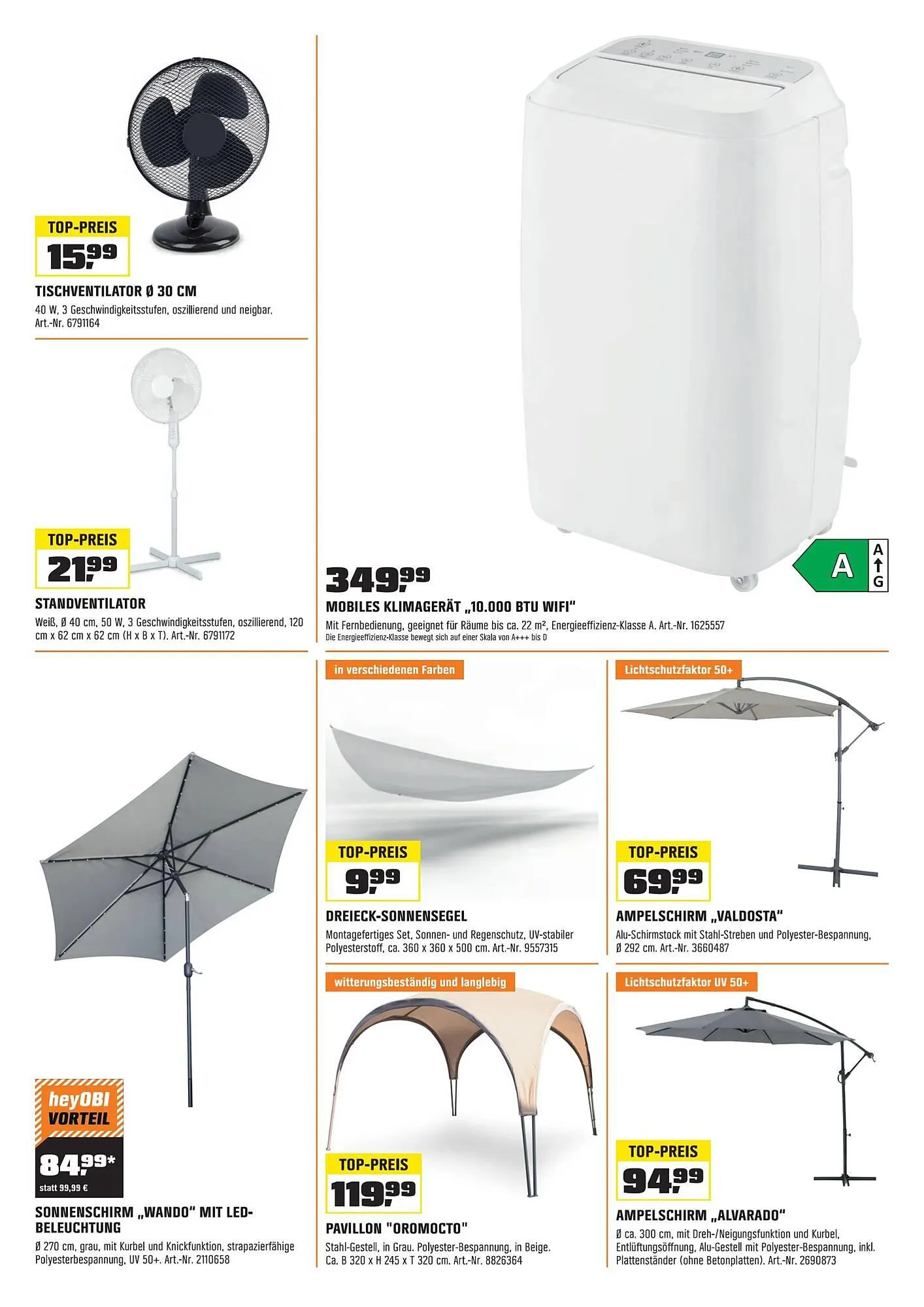 OBI Flugblatt von 30. Juni bis 31. Juli 2023 - Flugblätt seite 3