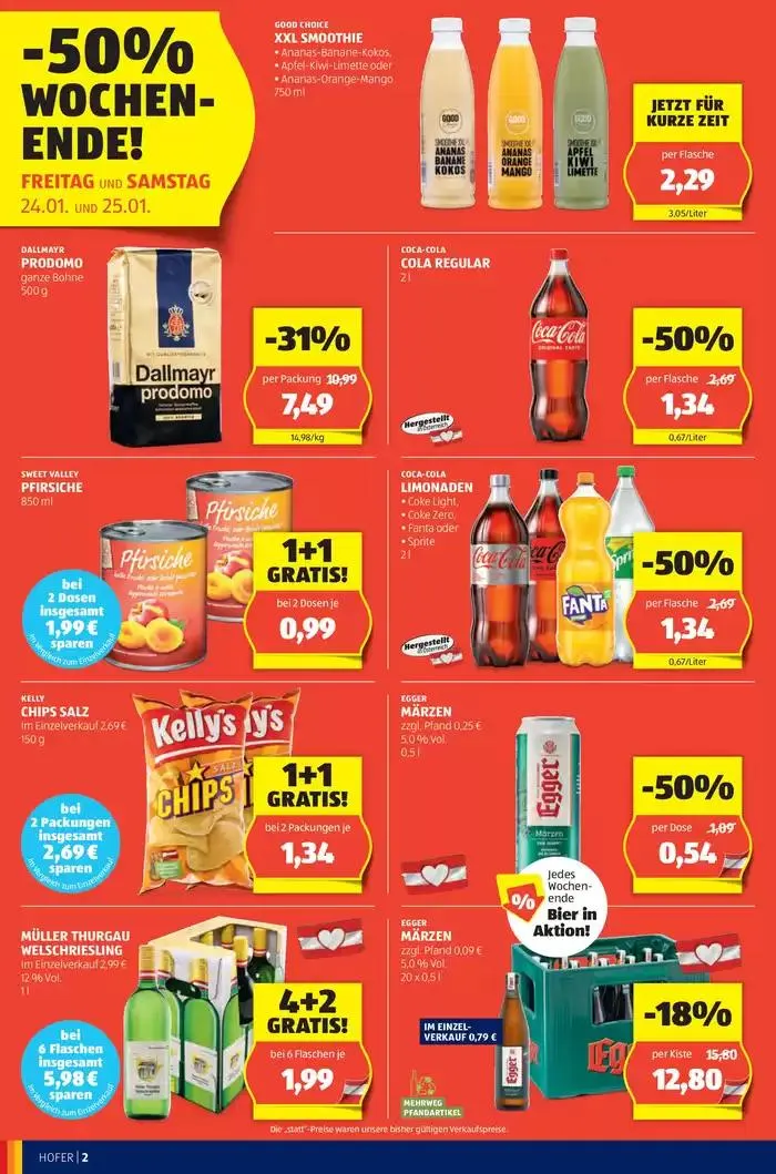 Blättern Sie online im HOFER Flugblatt von 22. Jänner bis 5. Februar 2025 - Flugblätt seite  4