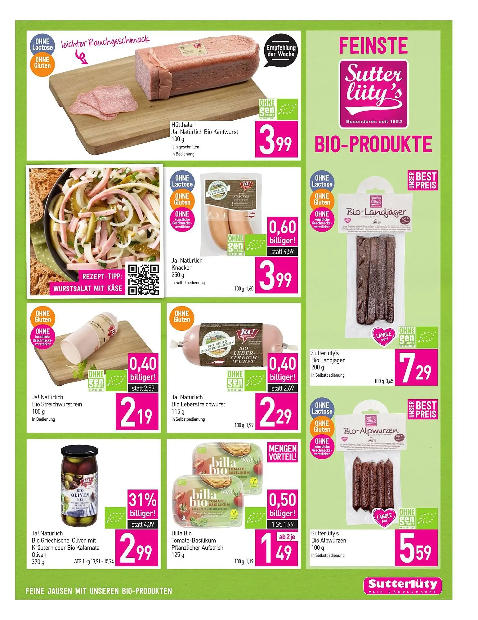 Sutterlüty Flugblatt von 29. Jänner bis 4. Februar 2026 - Flugblätt seite 11