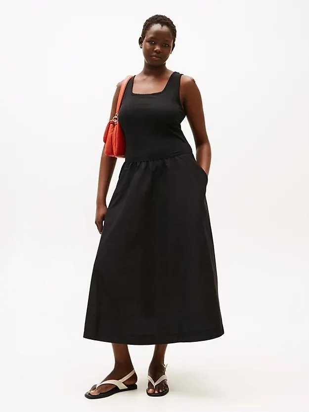 Curve Slim Fit-and-Flare-Midikleid