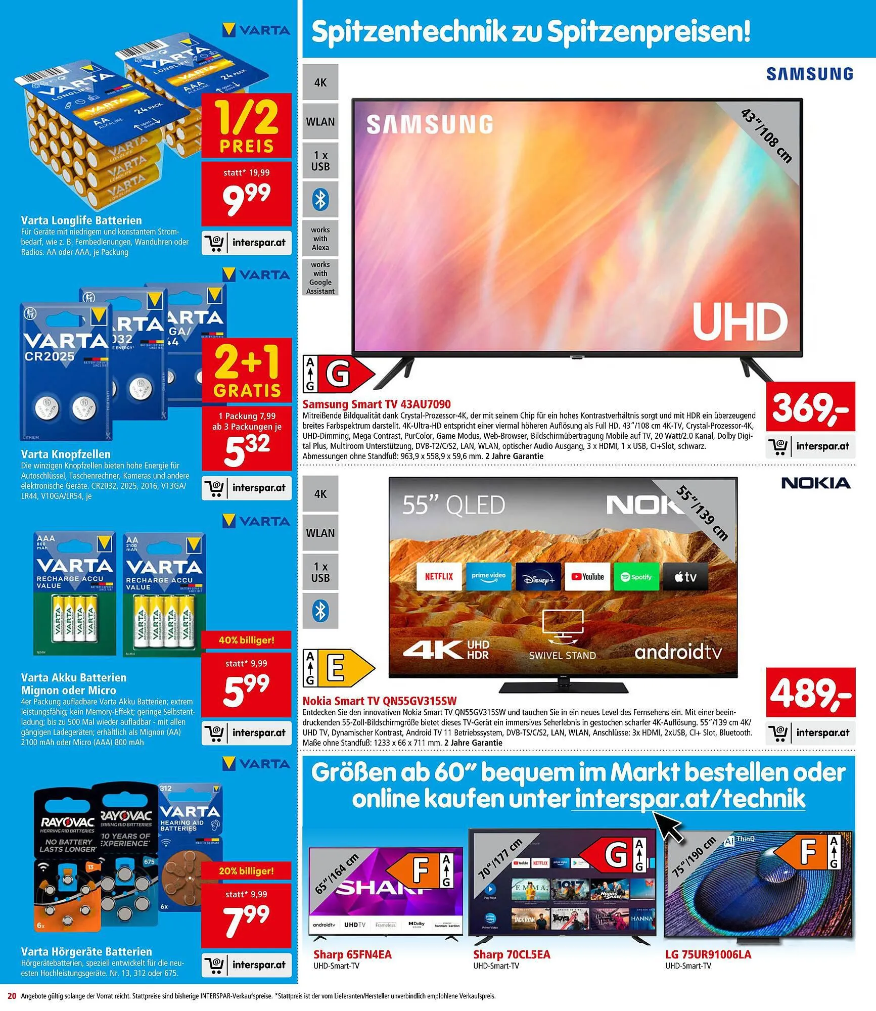 Interspar Flugblatt von 28. September bis 11. Oktober 2023 - Flugblätt seite  20