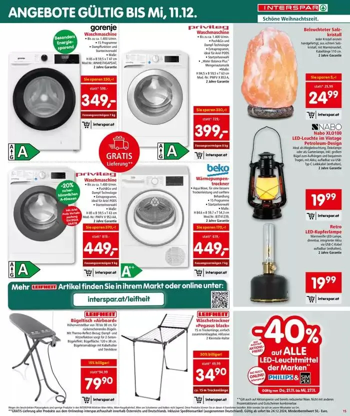 Exklusive Deals für unsere Kunden von 20. November bis 4. Dezember 2024 - Flugblätt seite 16