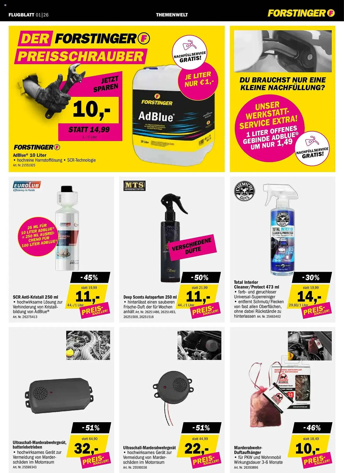 Forstinger Flugblatt von 21. Jänner bis 14. Februar 2026 - Flugblätt seite  7