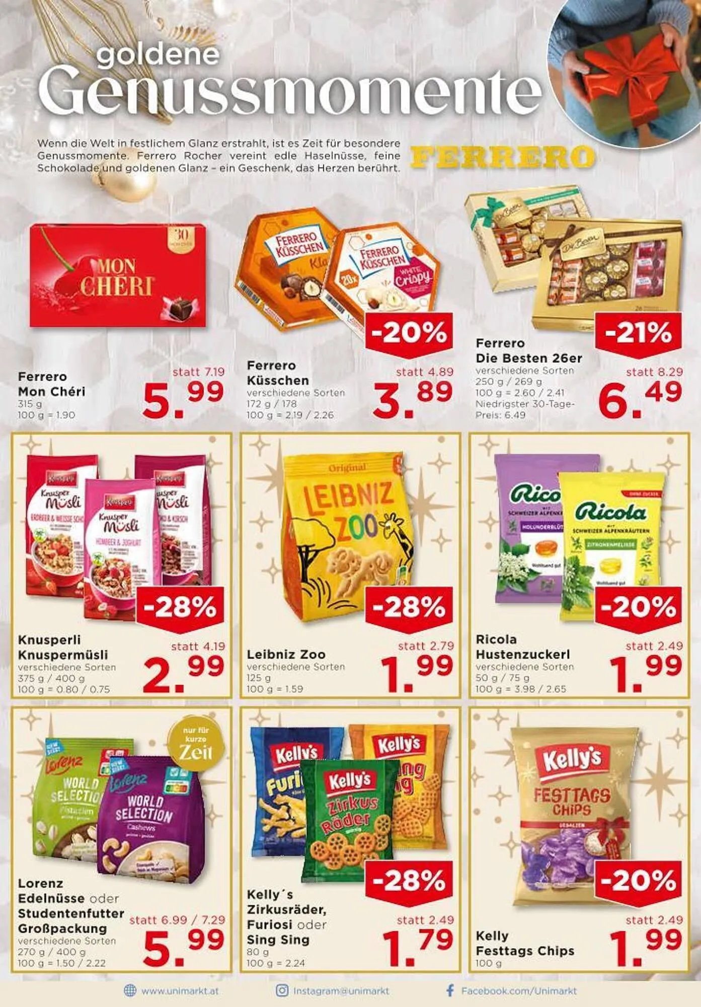 Unimarkt Flugblatt von 3. Dezember bis 9. Dezember 2025 - Flugblätt seite  14