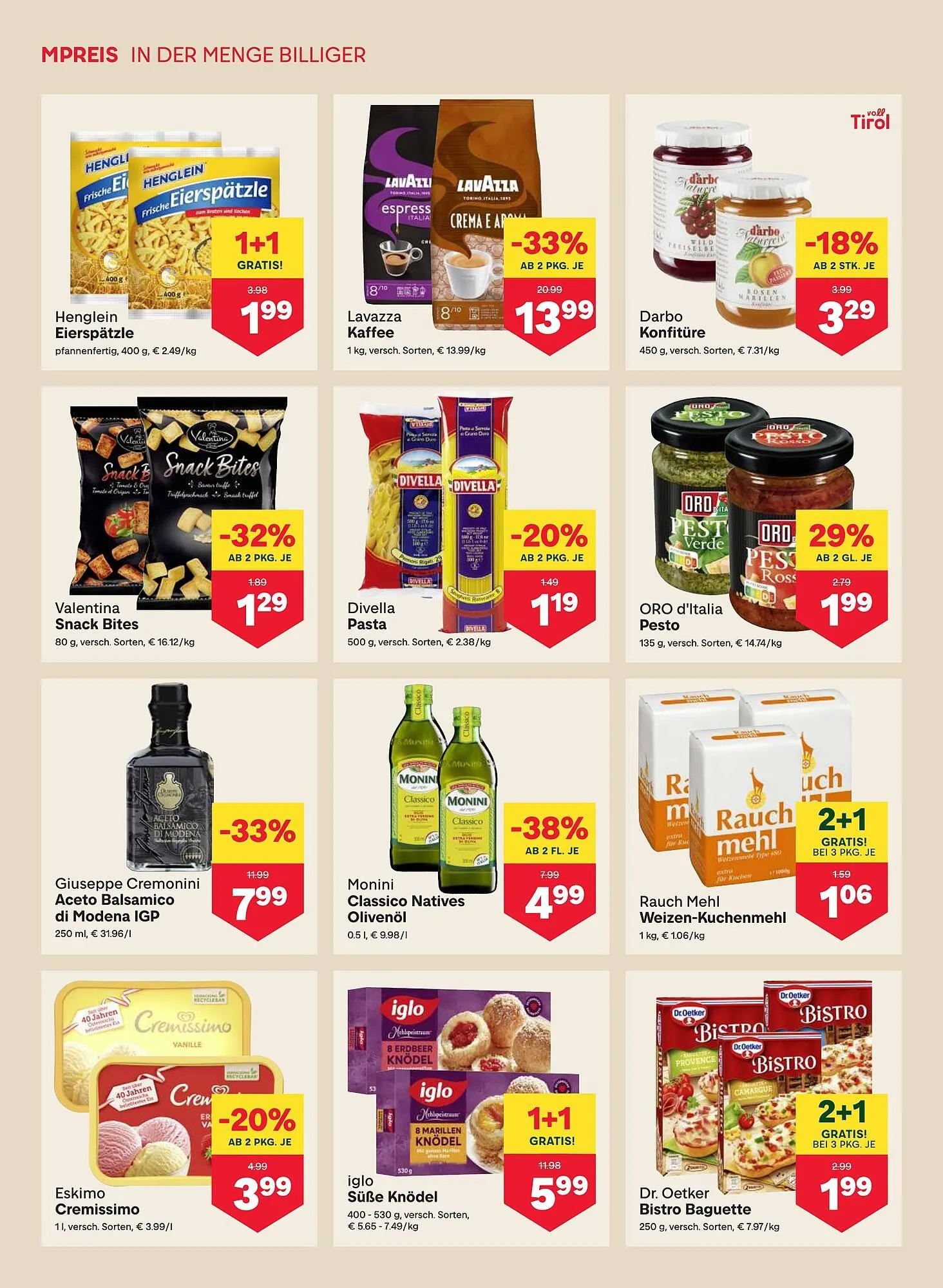 MPreis Flugblatt von 1. Juli bis 7. Juli 2024 - Flugblätt seite 4