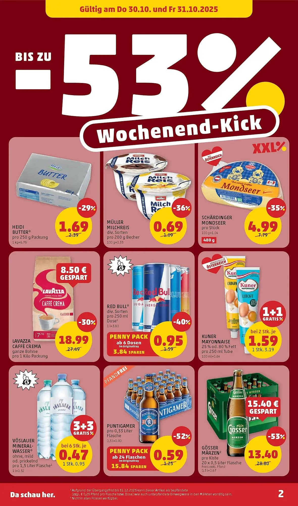 PENNY Flugblatt von 29. Oktober bis 5. November 2025 - Flugblätt seite 2